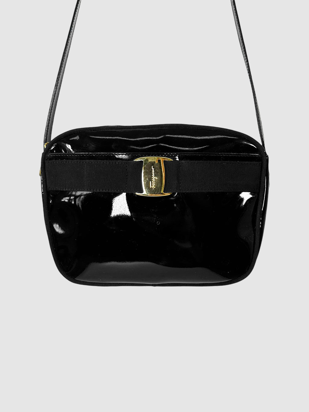 Patent Leather Vara Crossbody Bag
