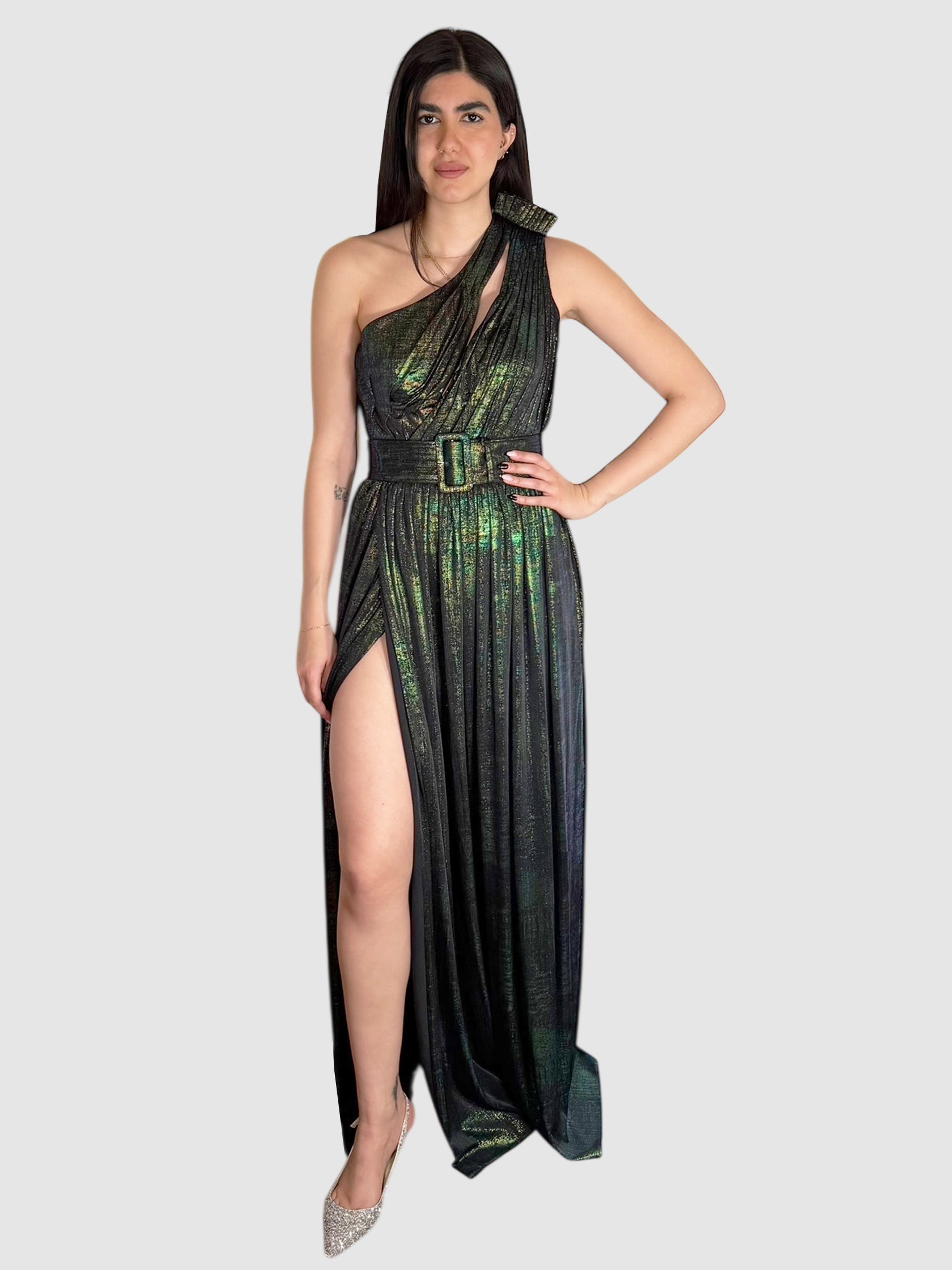 Metallic Andrea Dress