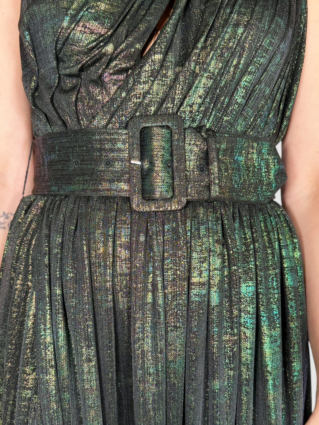 Metallic Andrea Dress