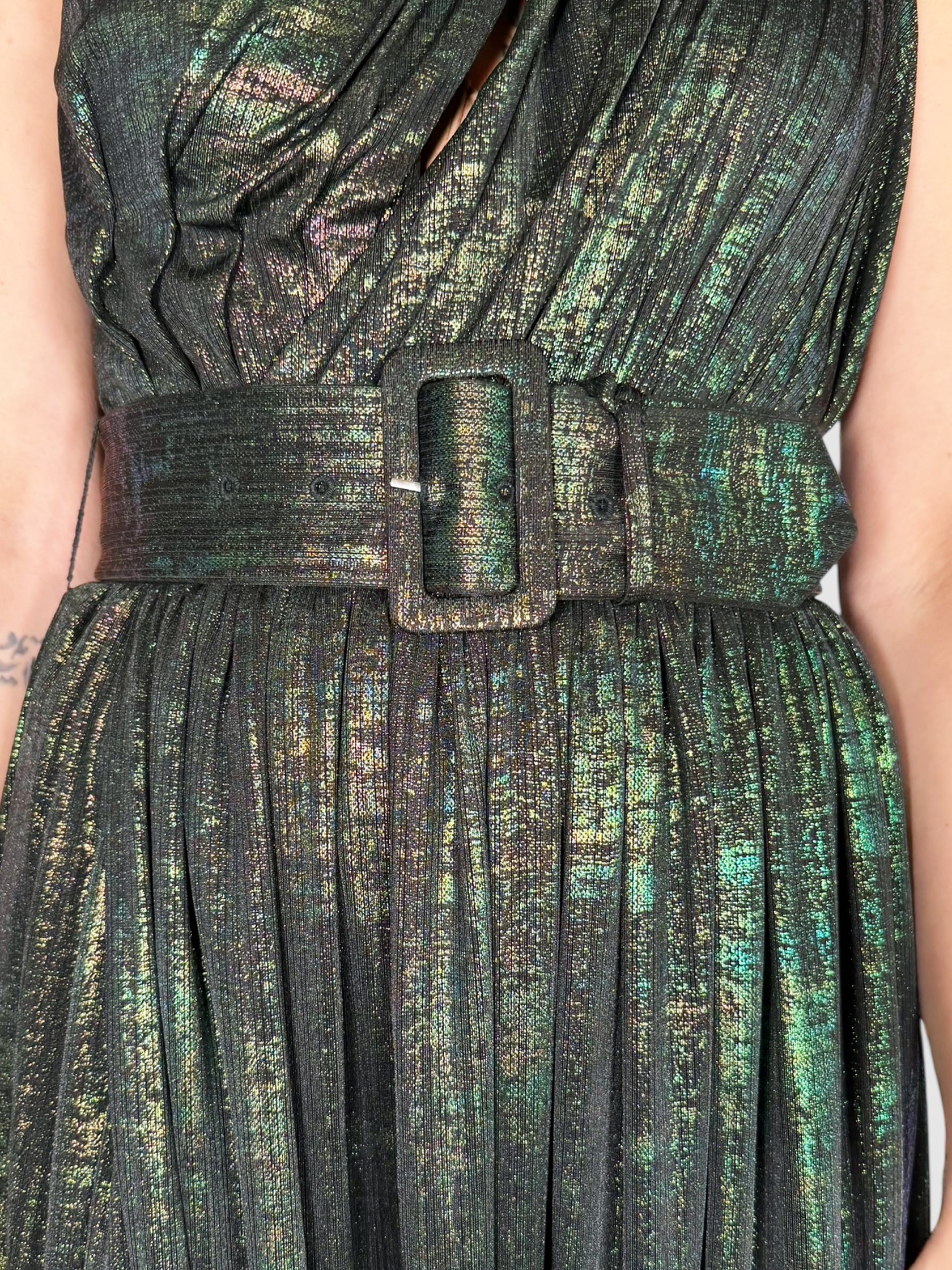 Metallic Andrea Dress