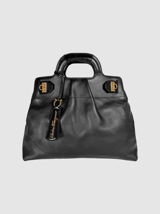Gancini Handle Bag