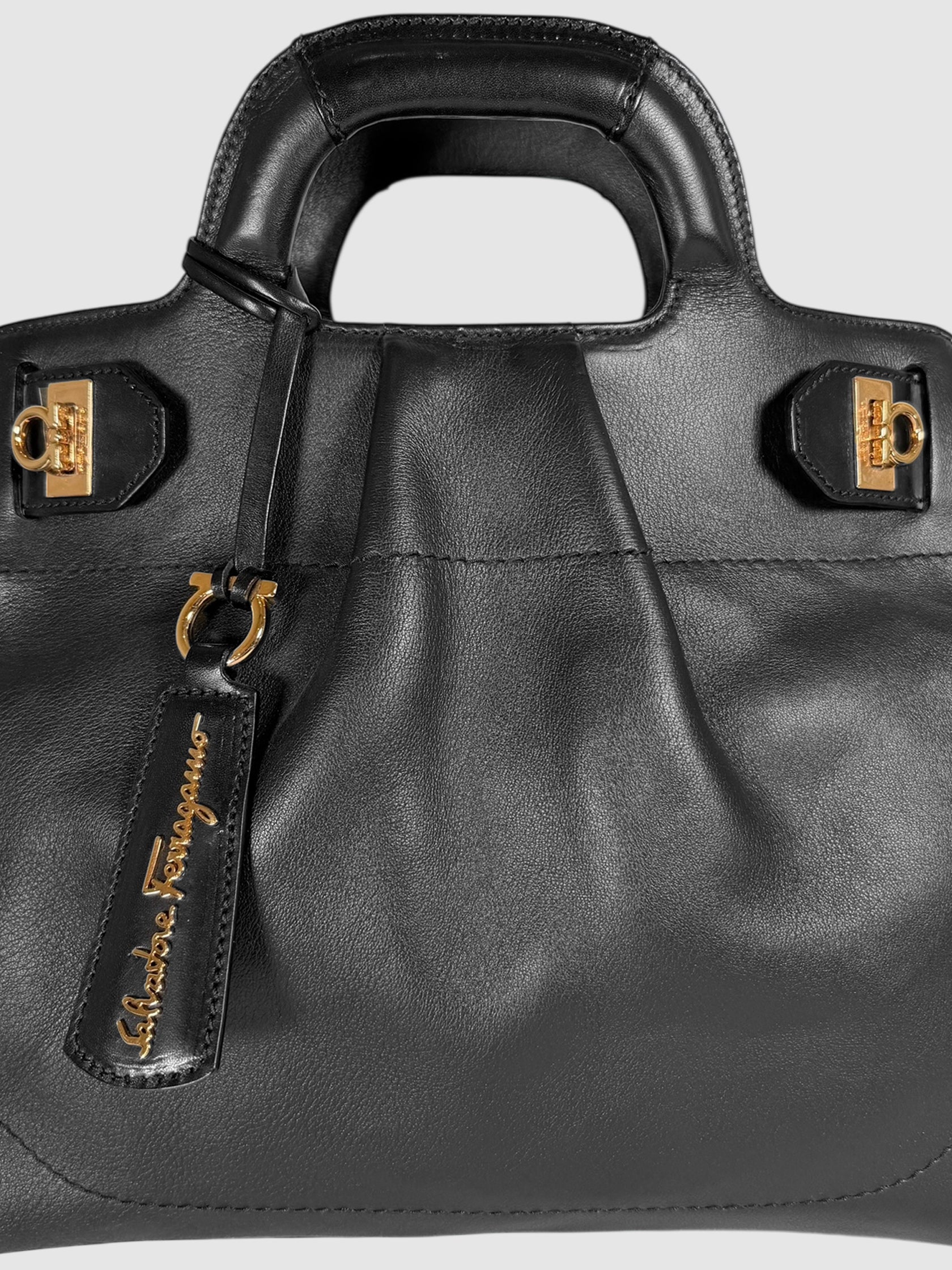 Gancini Handle Bag