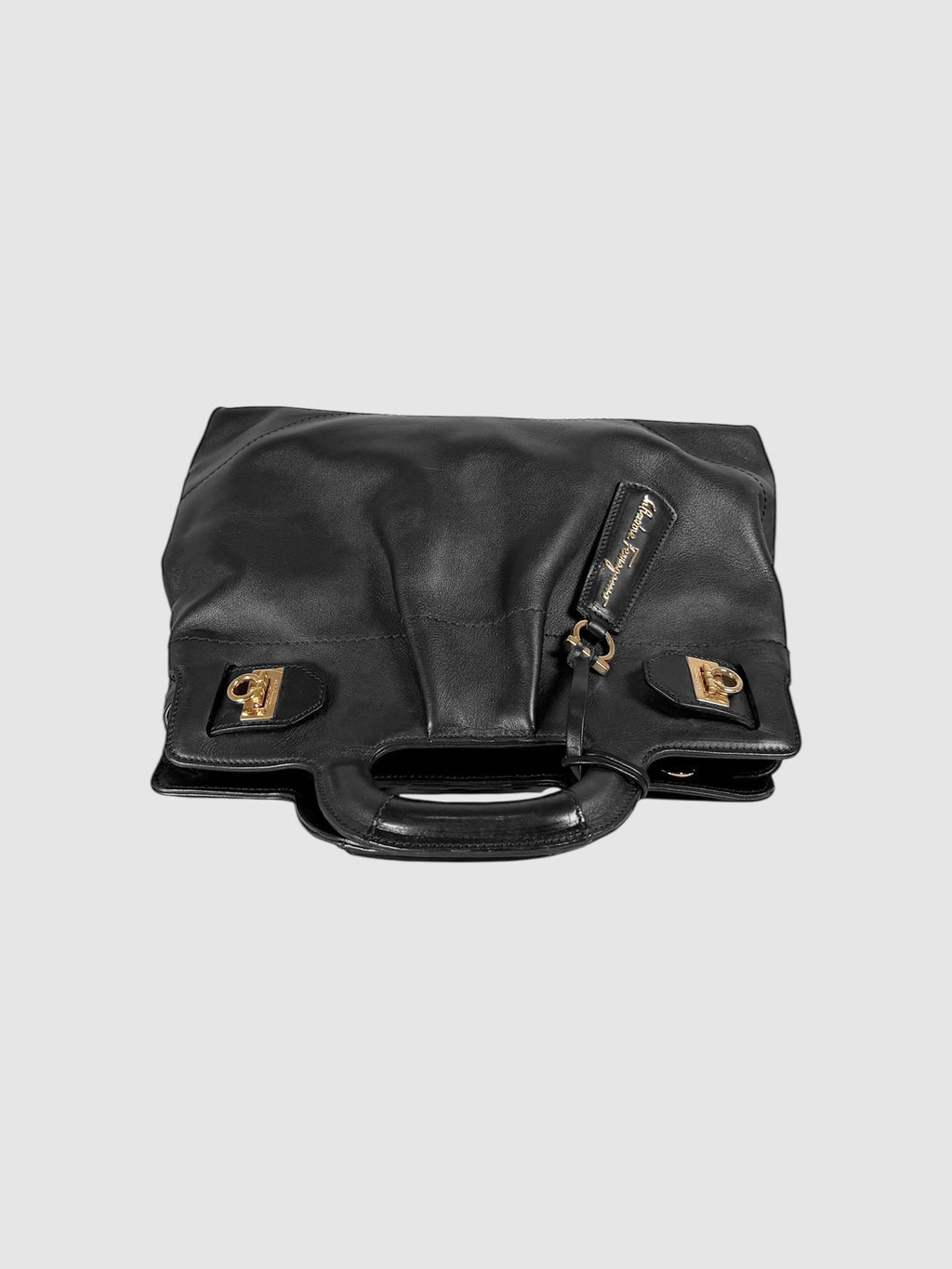Gancini Handle Bag
