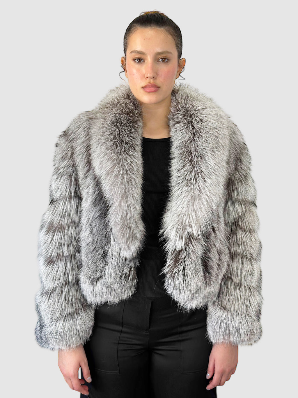 Cropped Mink Coat