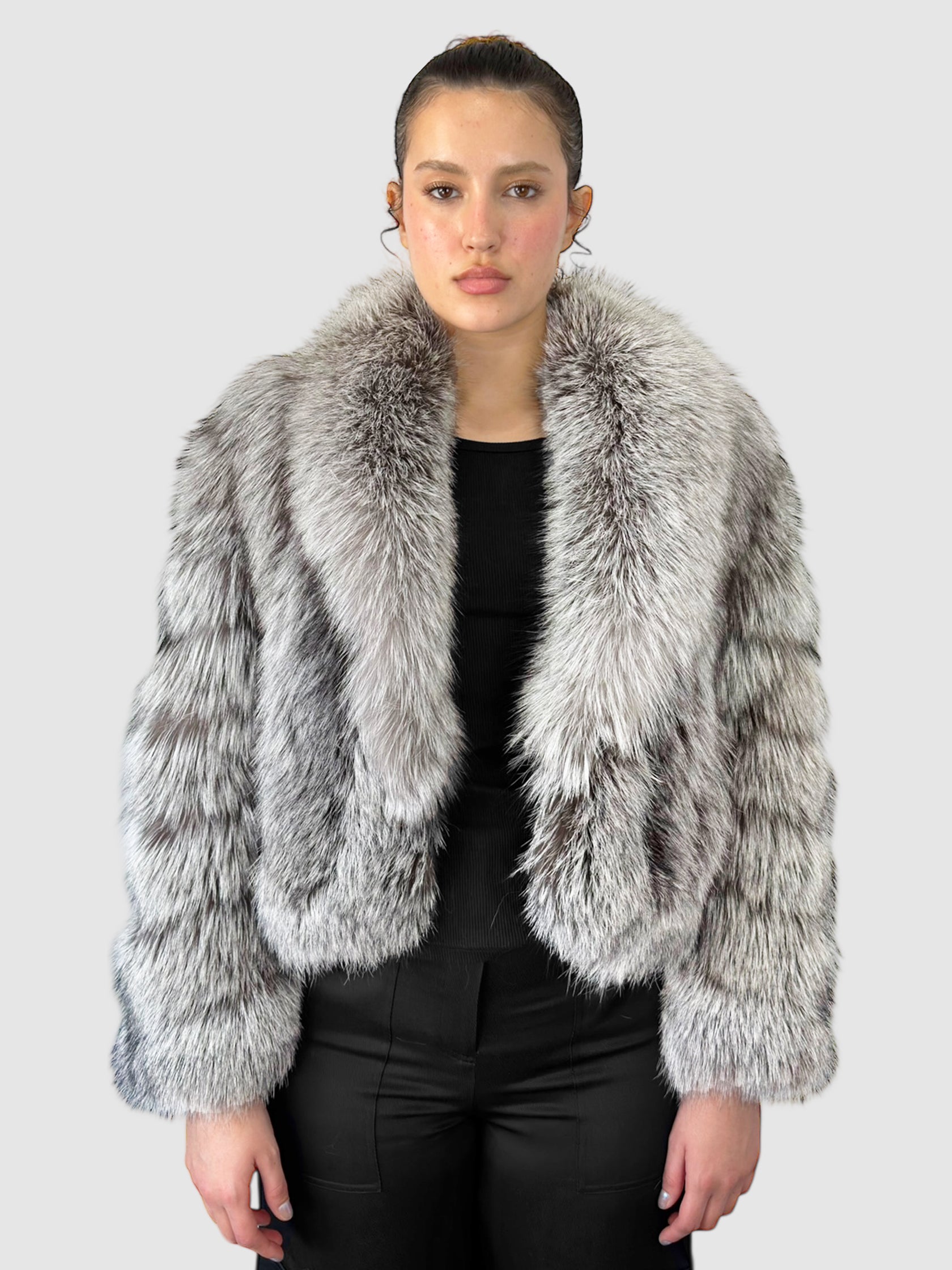Cropped Mink Coat