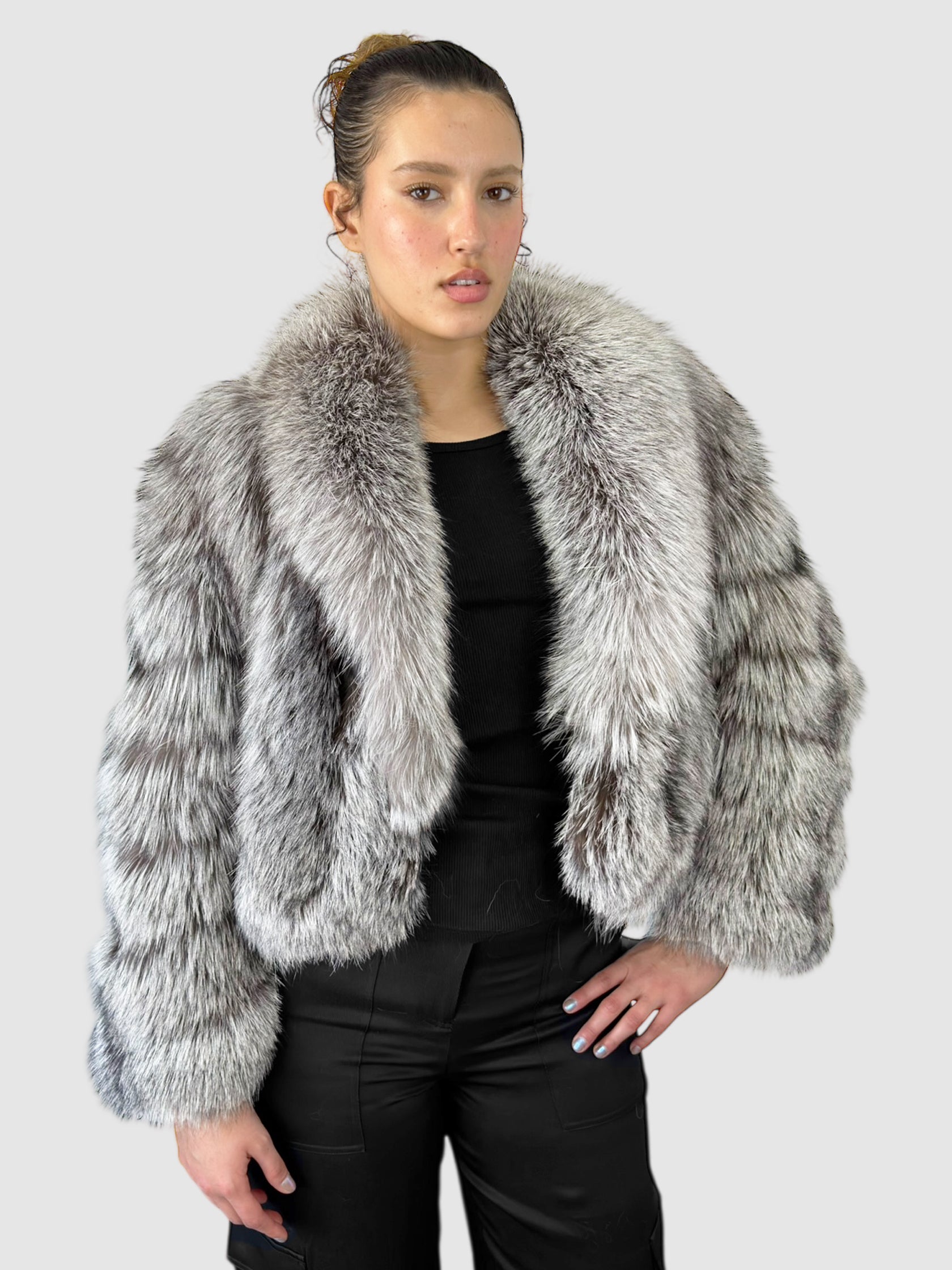 Cropped Mink Coat