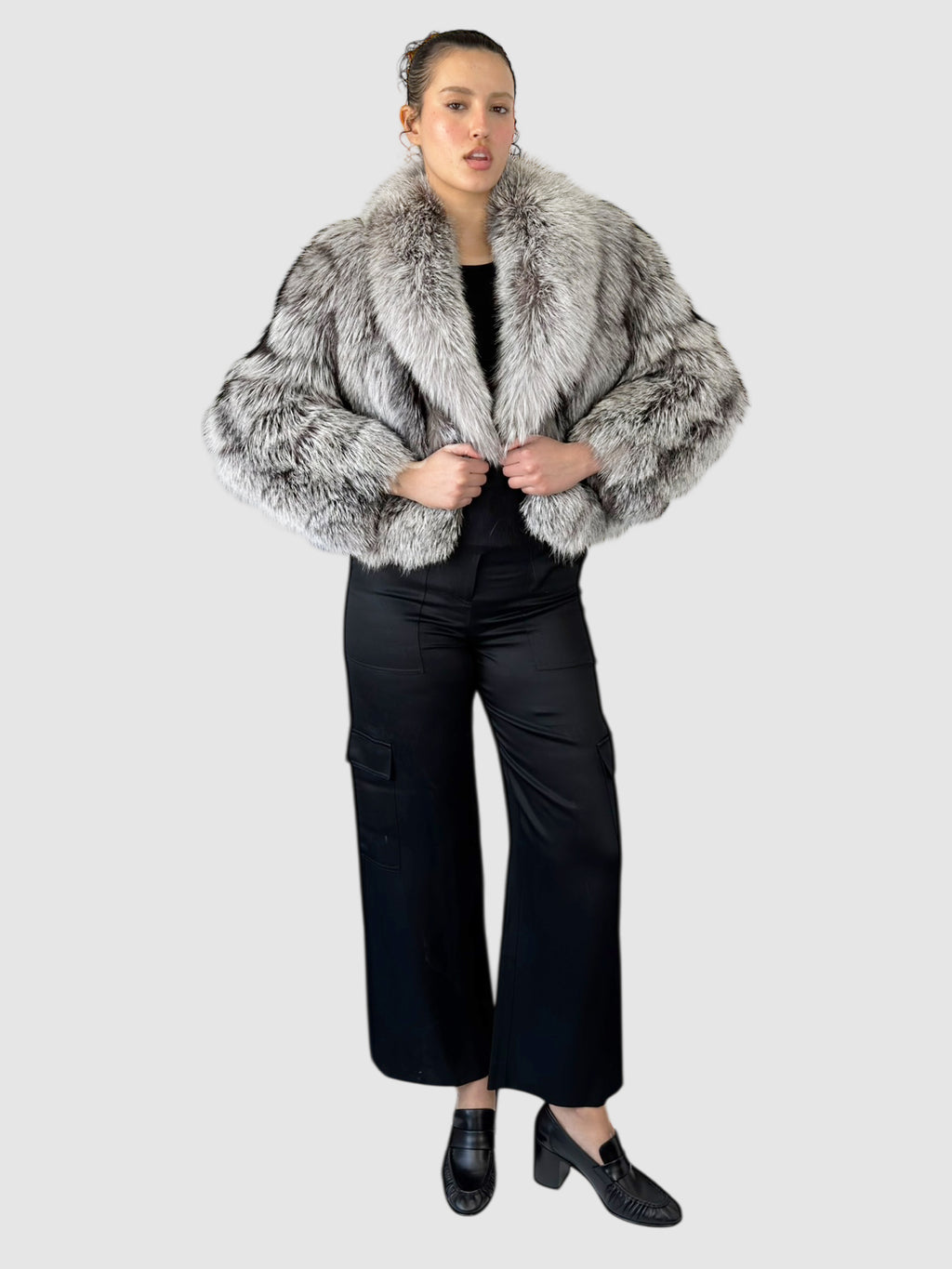 Cropped Mink Coat
