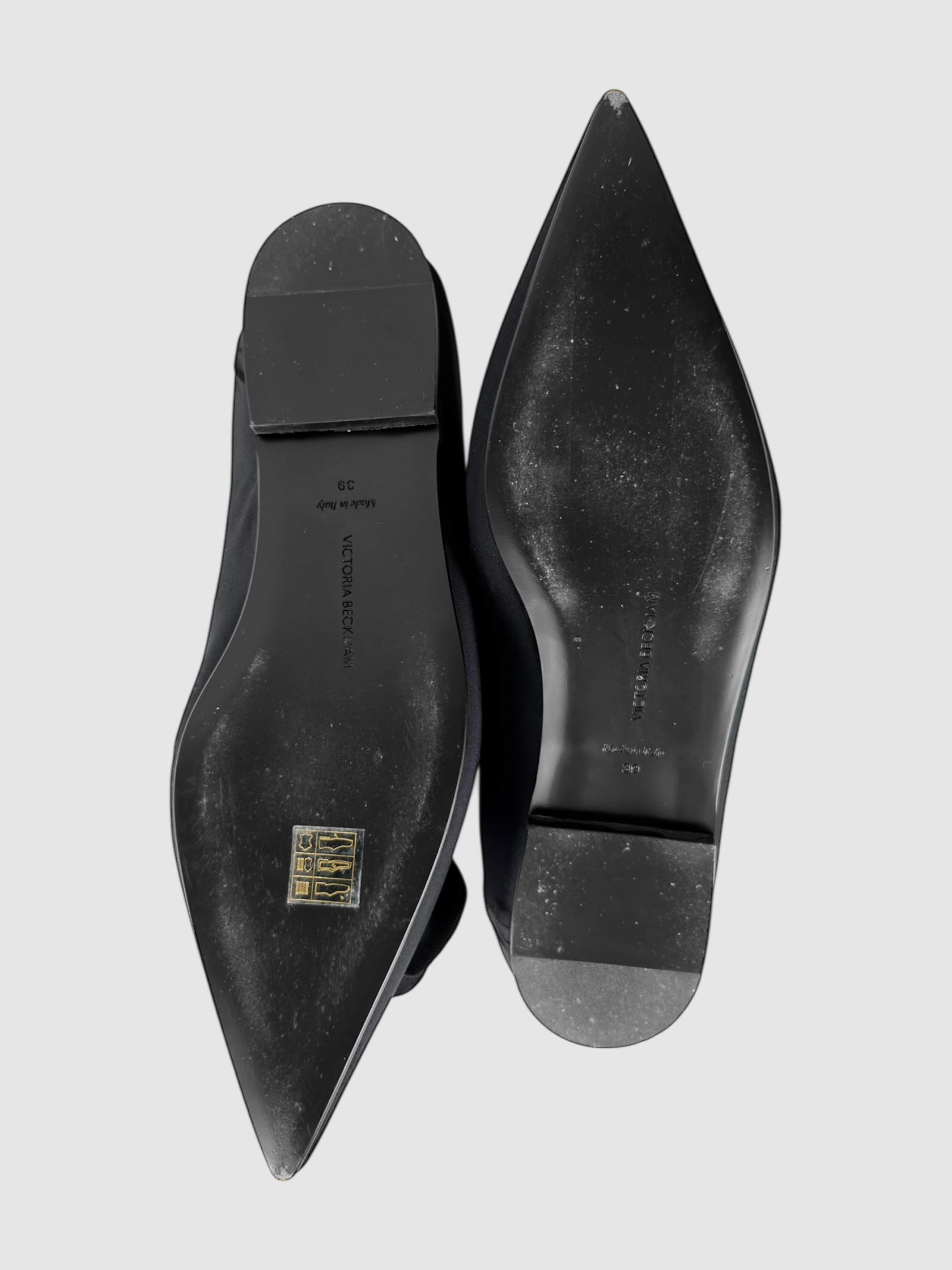 Satin Flower Mules