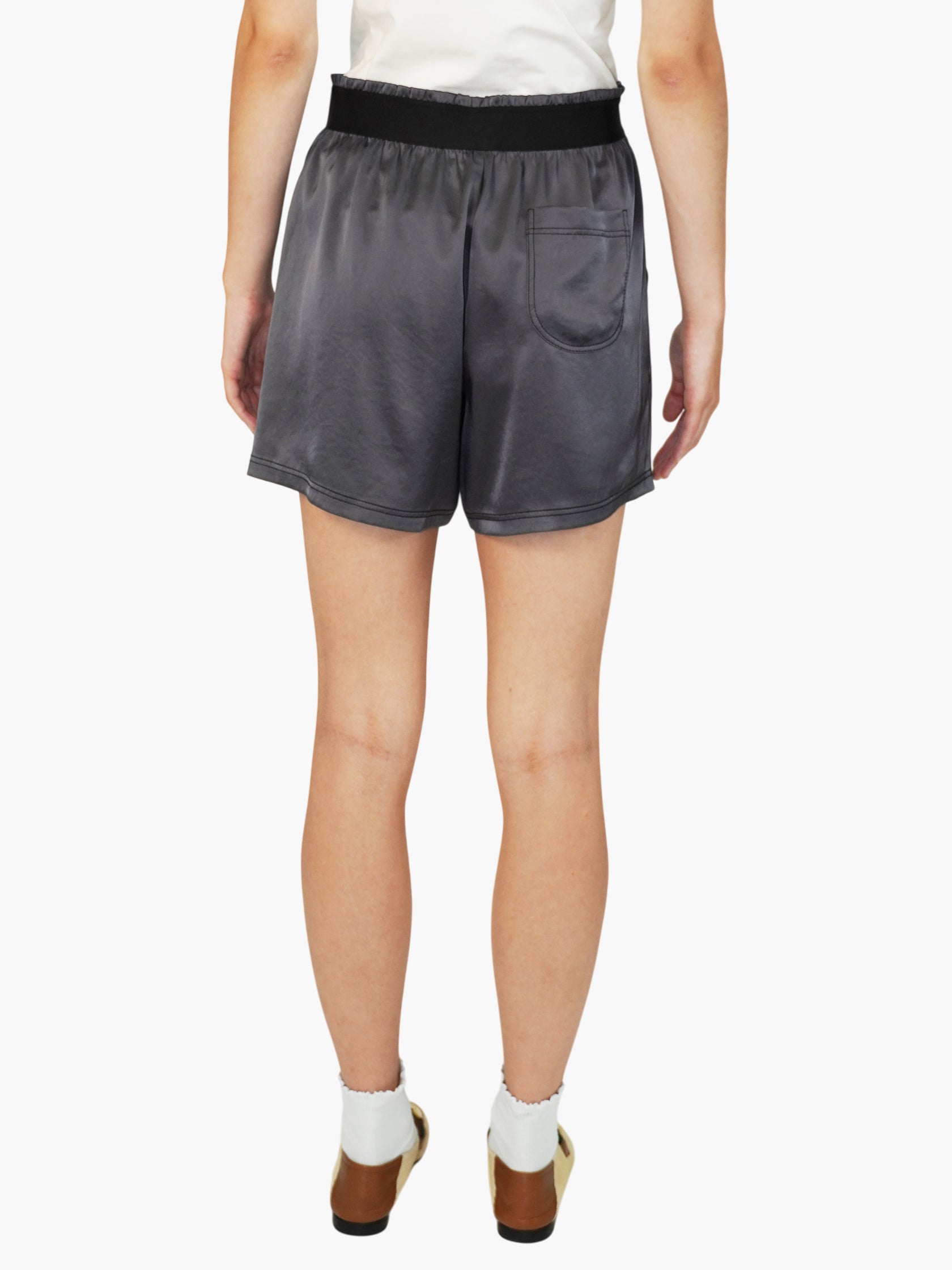 Satin Track Shorts