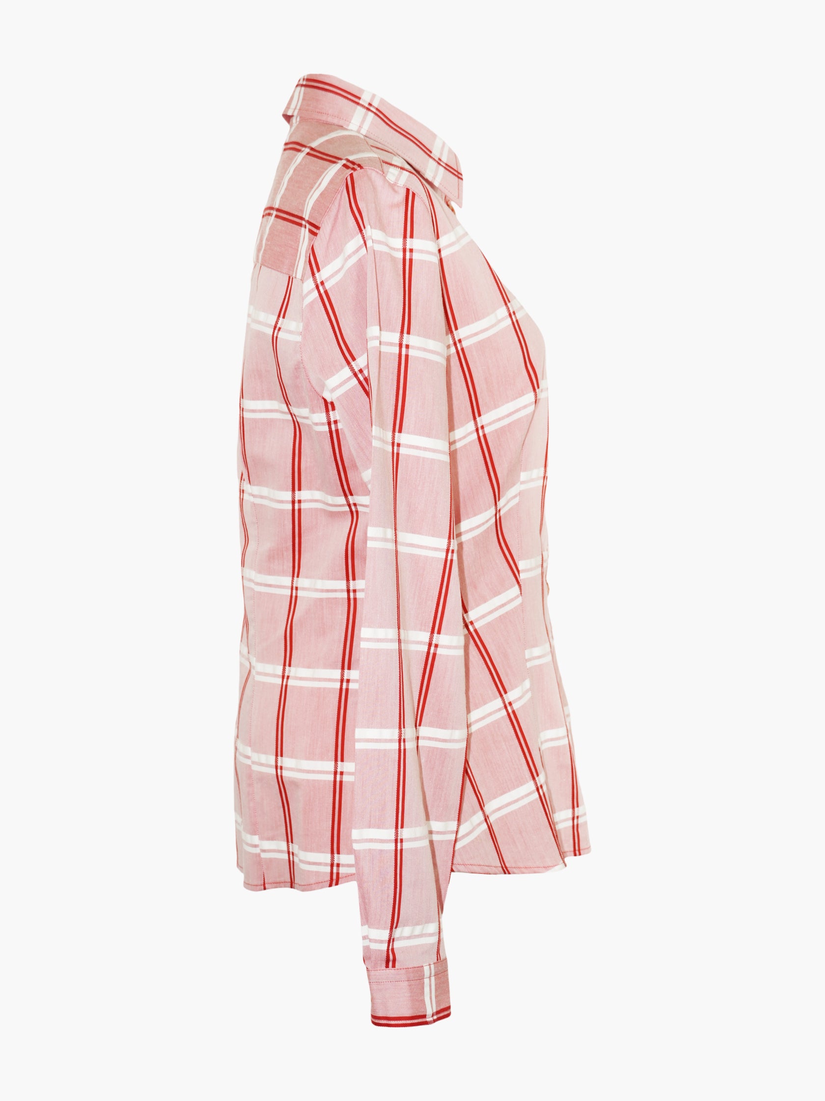 Plaid Button-Up Top