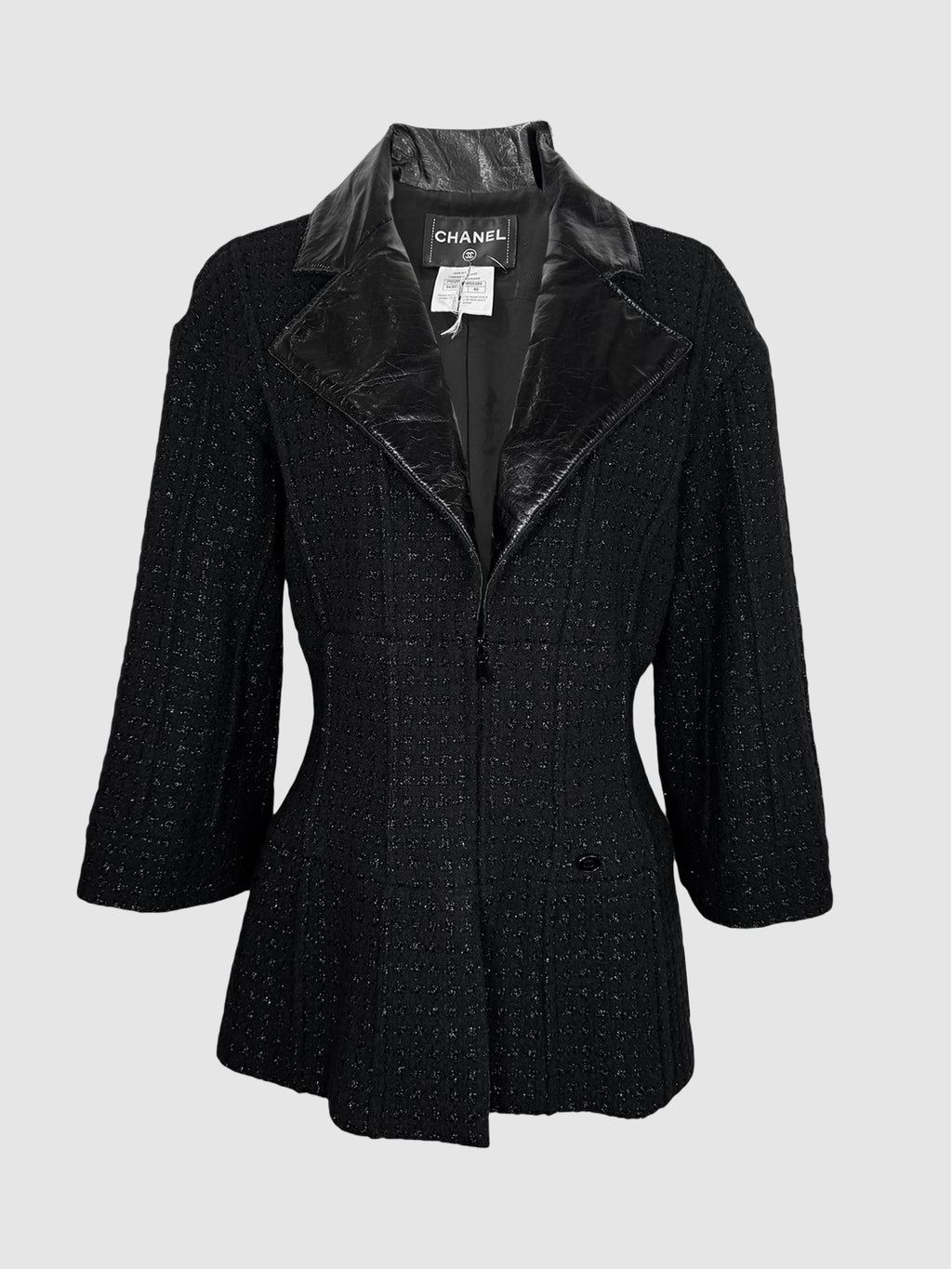 Tweed Zip-Up Jacket