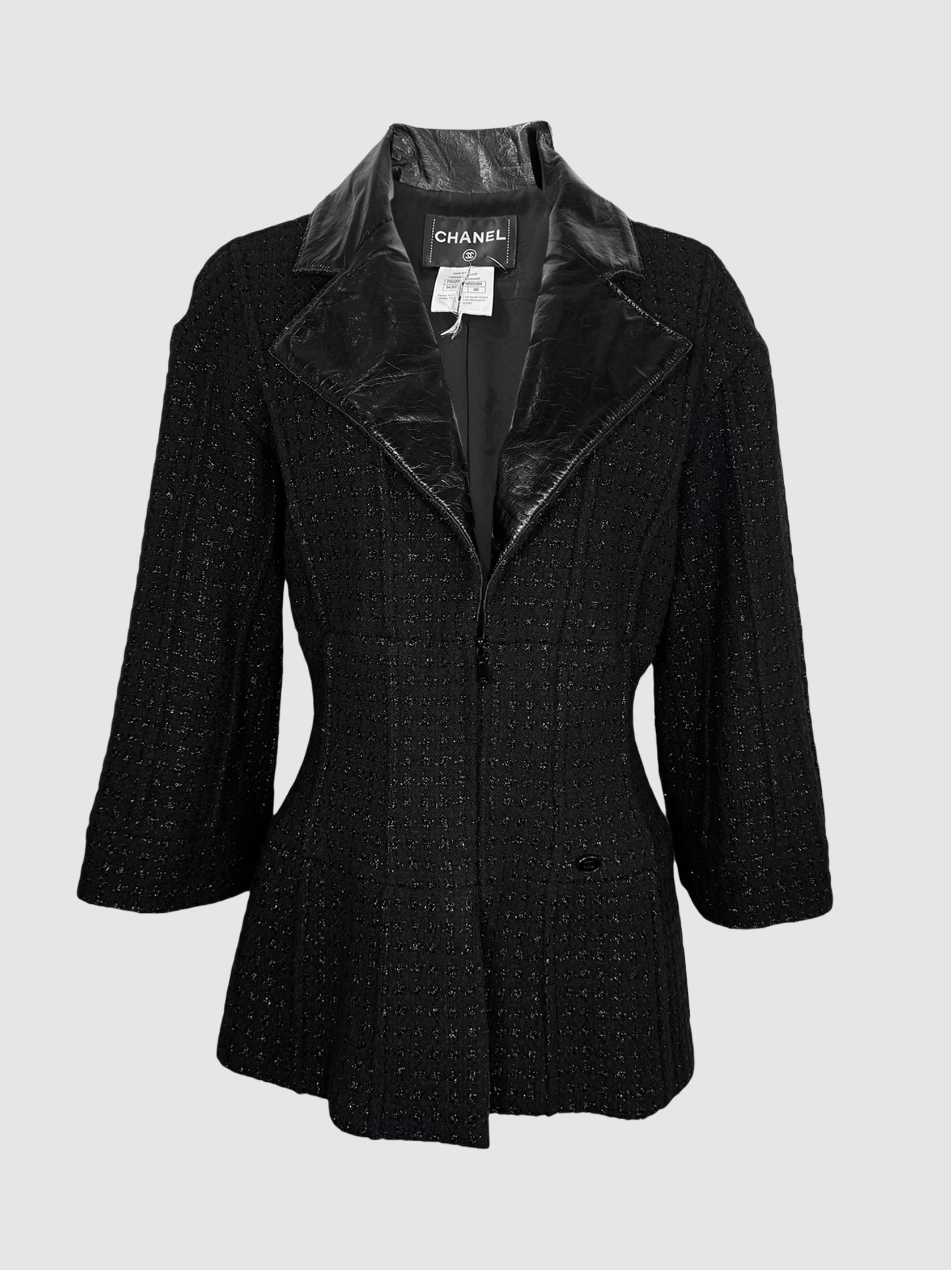 Tweed Zip-Up Jacket