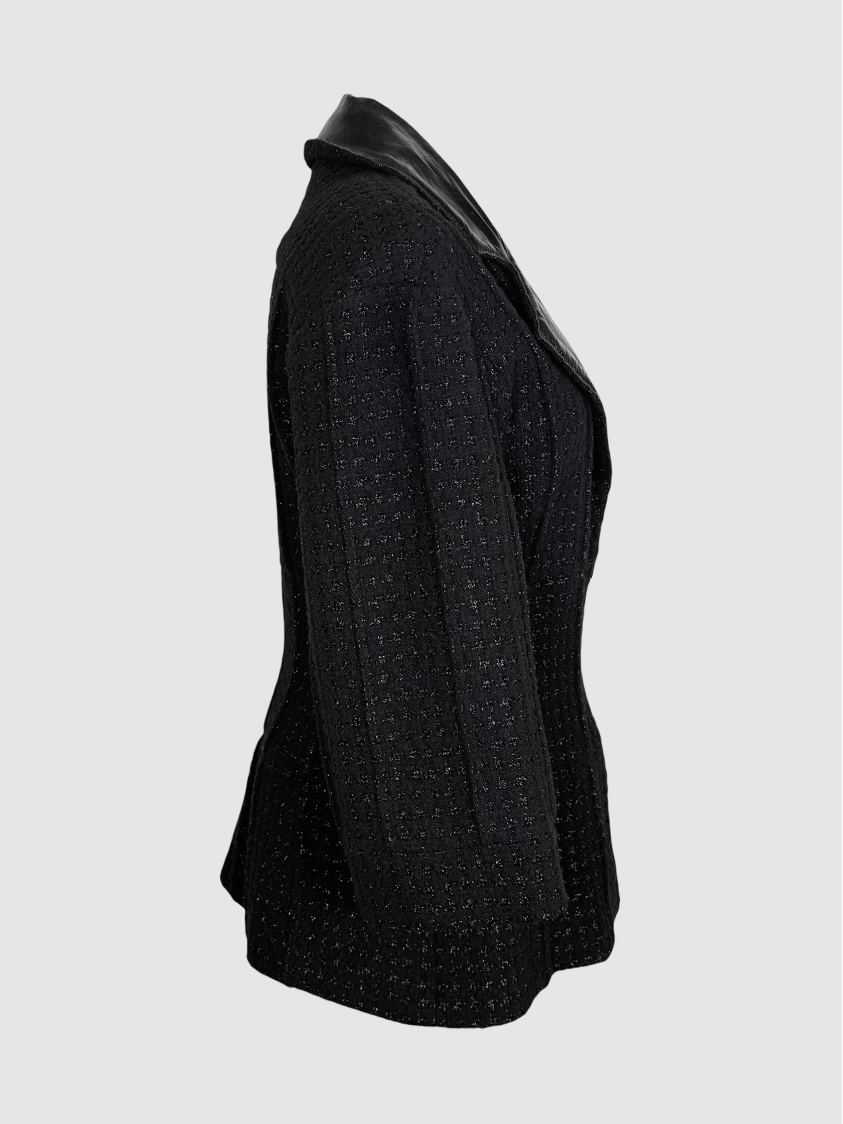 Tweed Zip-Up Jacket