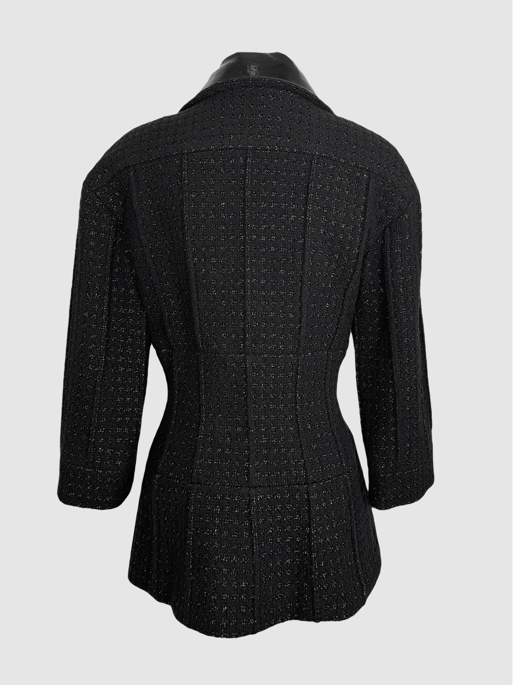 Tweed Zip-Up Jacket