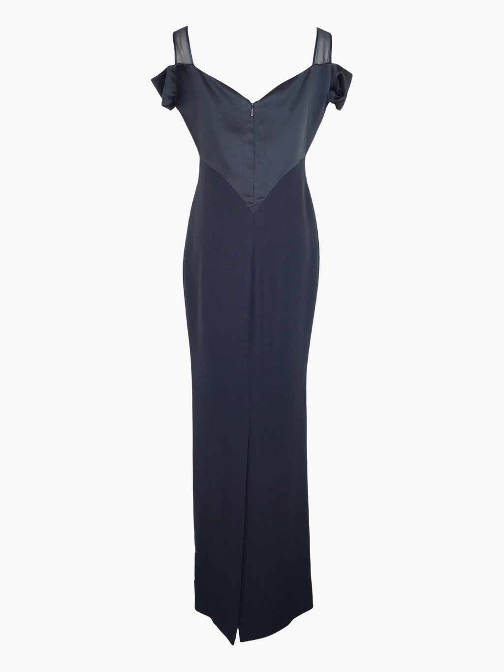 Cold Shoulder Satin Dress
