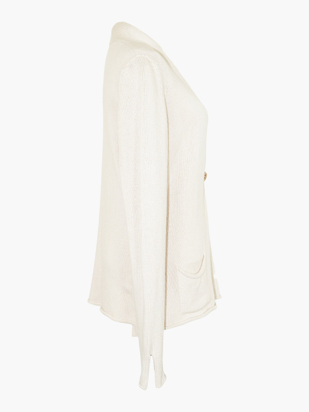 Knit Single-Button Cardigan