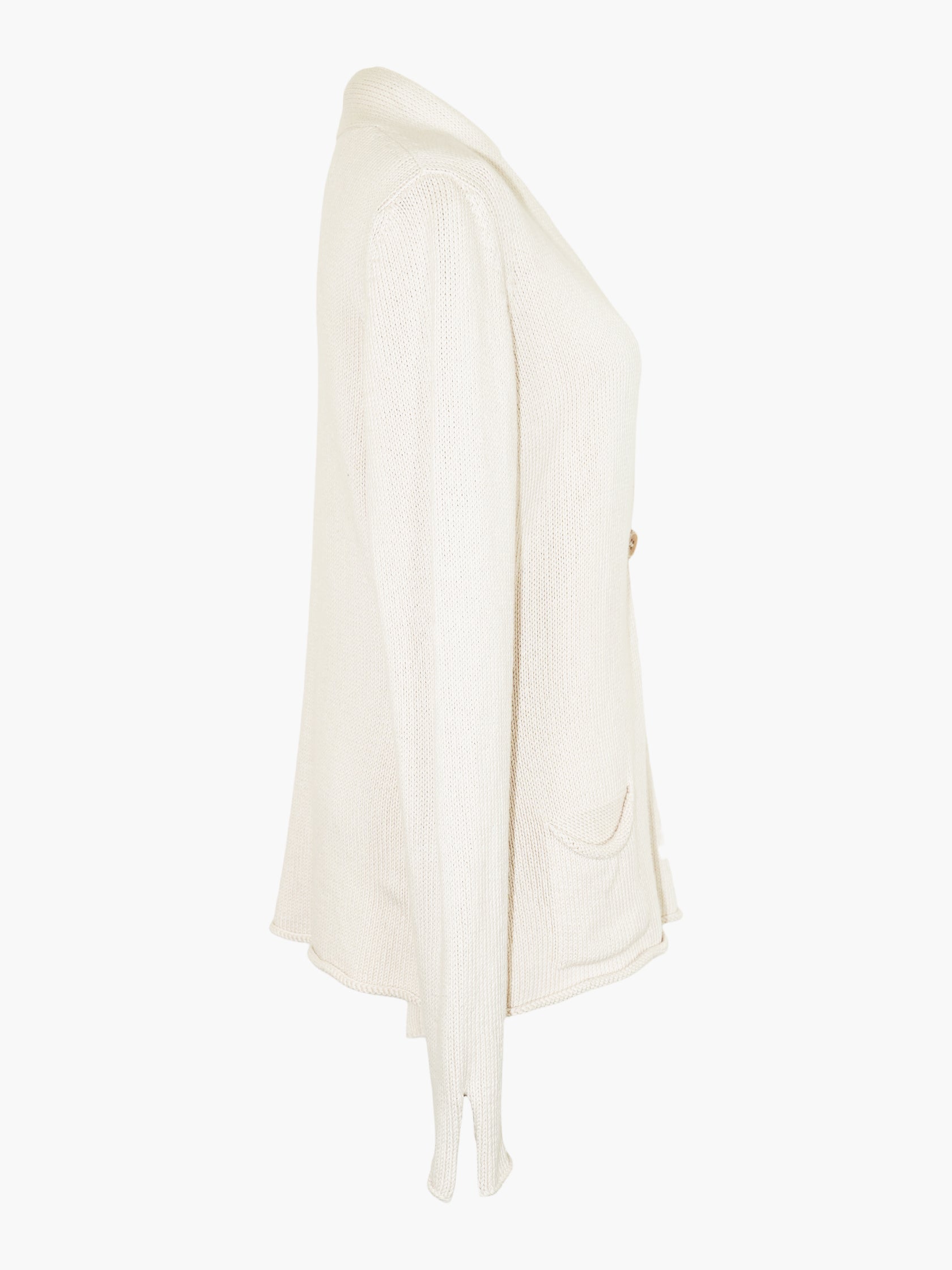 Knit Single-Button Cardigan
