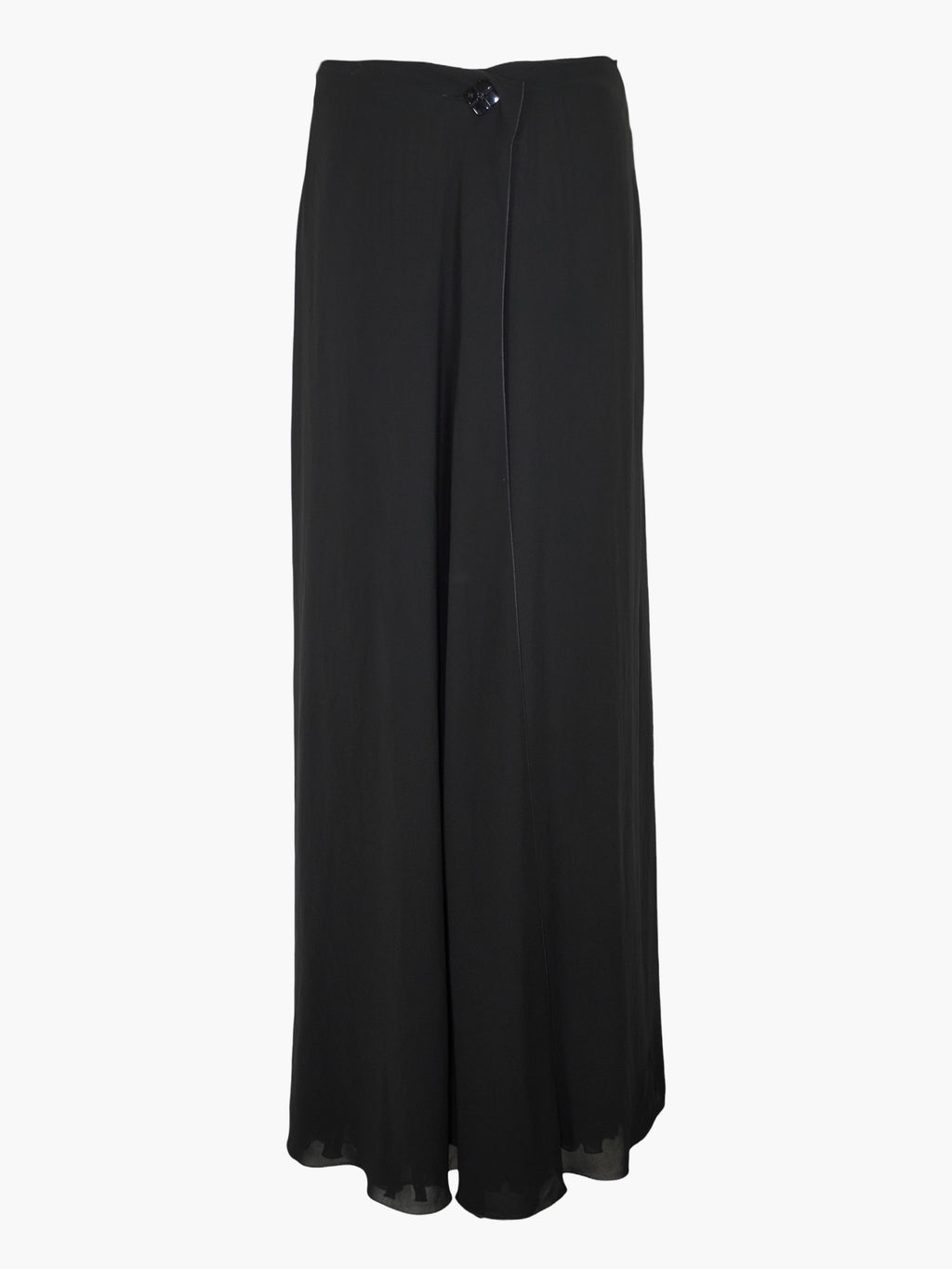 Button Detail Midi Skirt