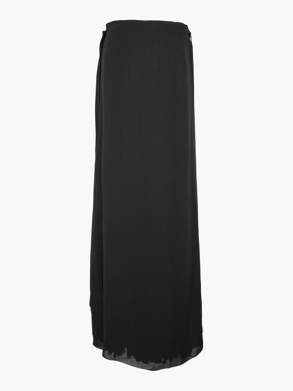 Button Detail Midi Skirt