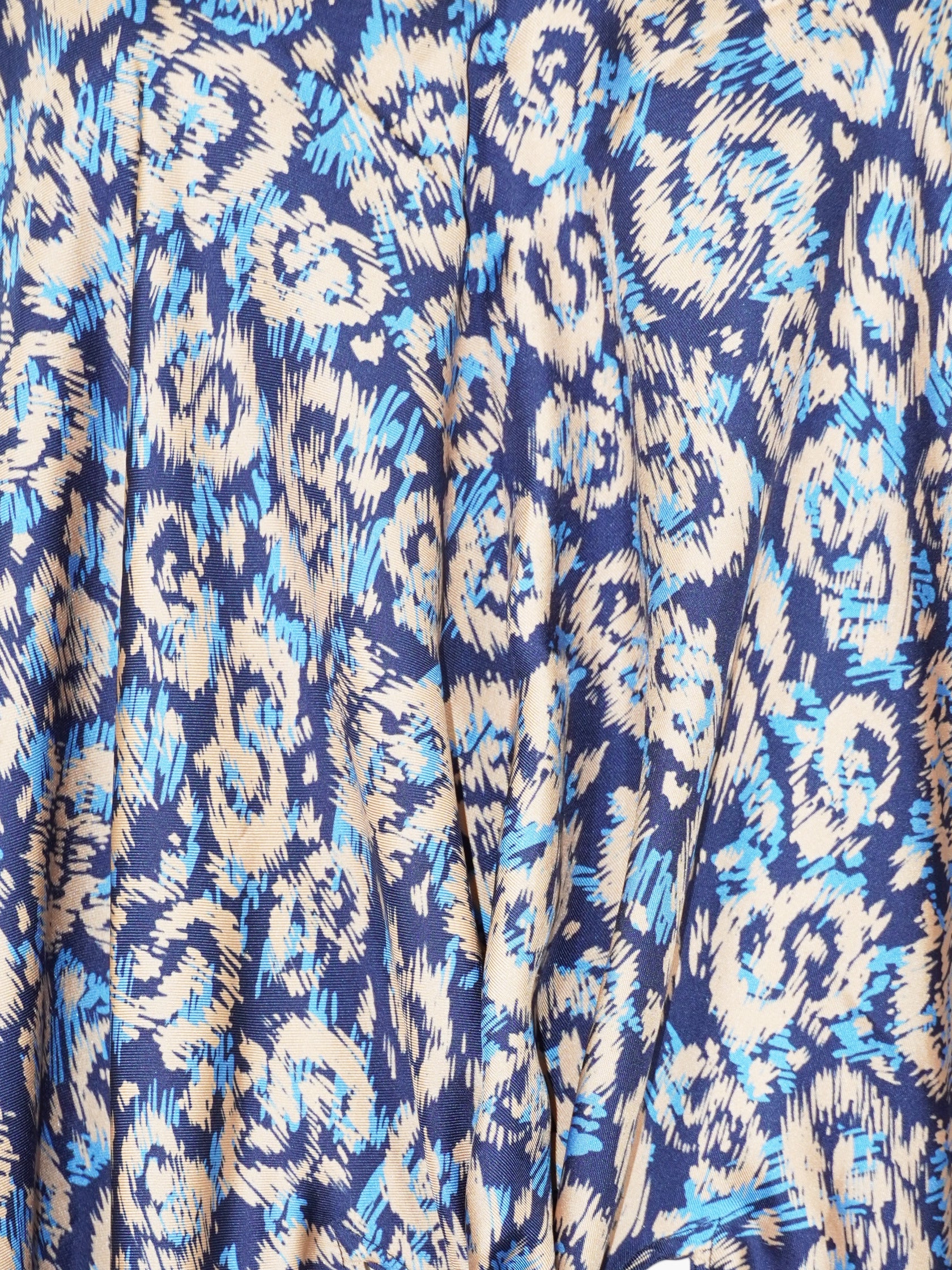 Silk Printed Poncho
