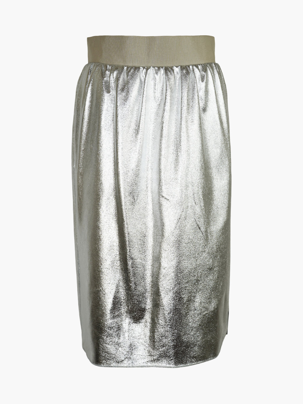Metallic Pencil Skirt