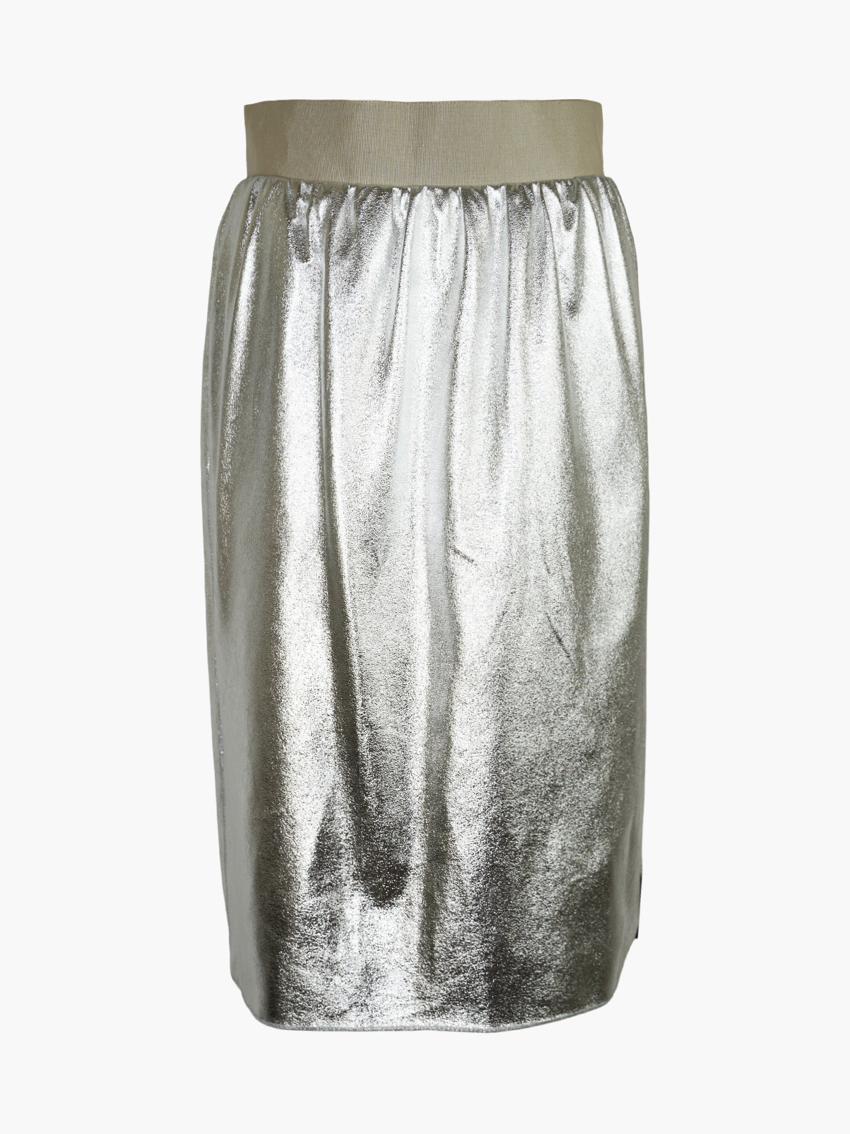Metallic Pencil Skirt