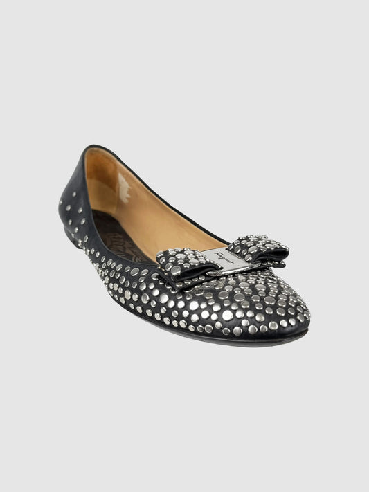 Studded Vara Flats