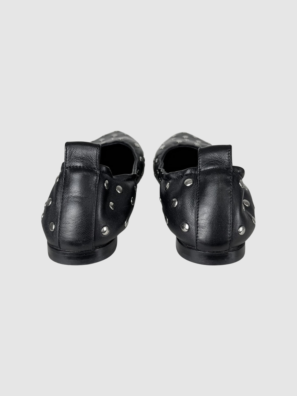 Studded Scrunchie Flats