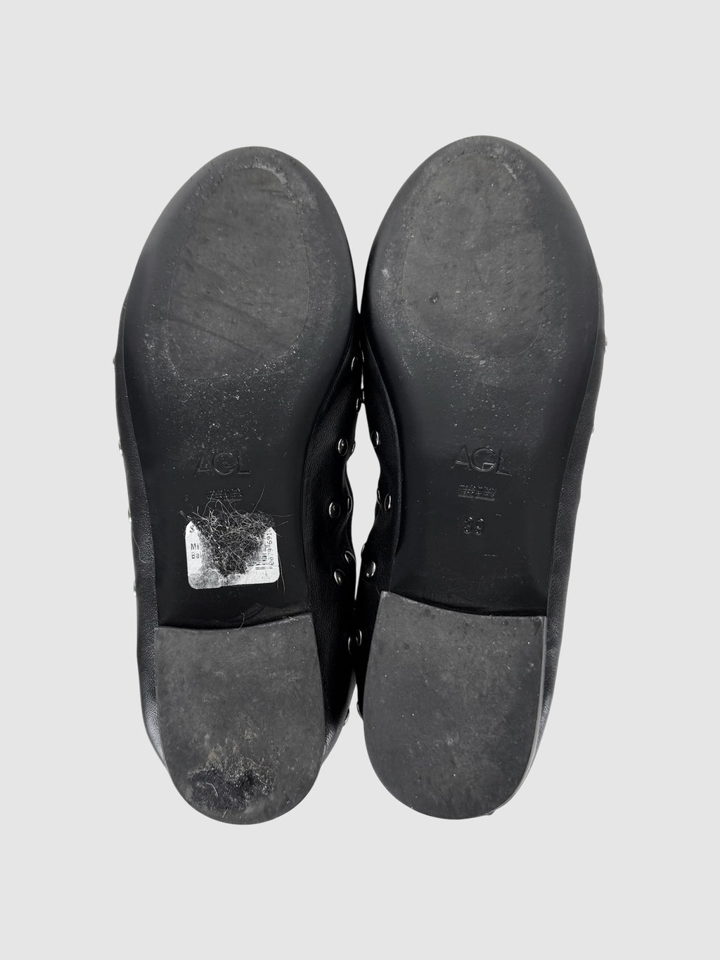 Studded Scrunchie Flats