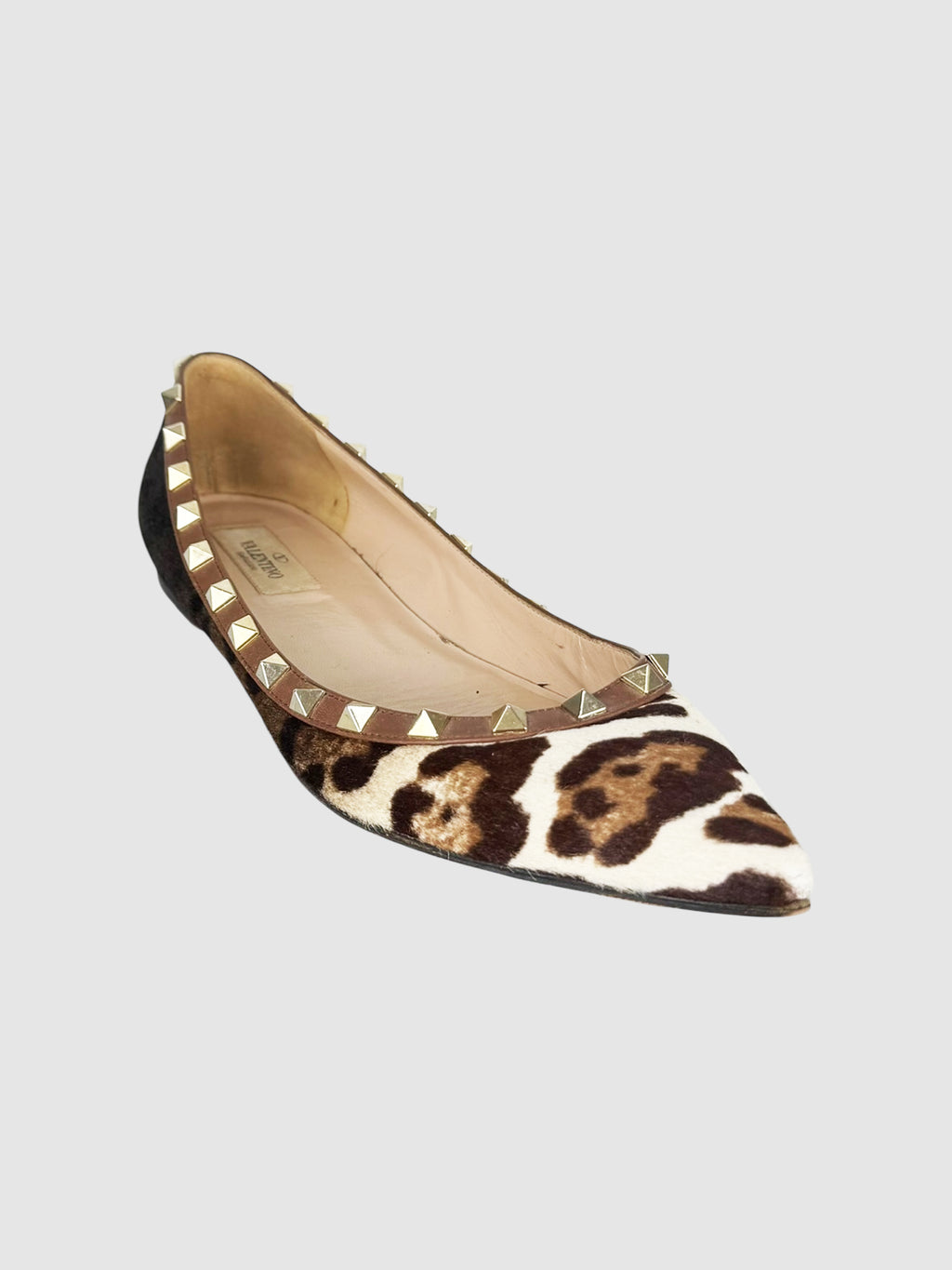 Leopard Ponyhair Flats