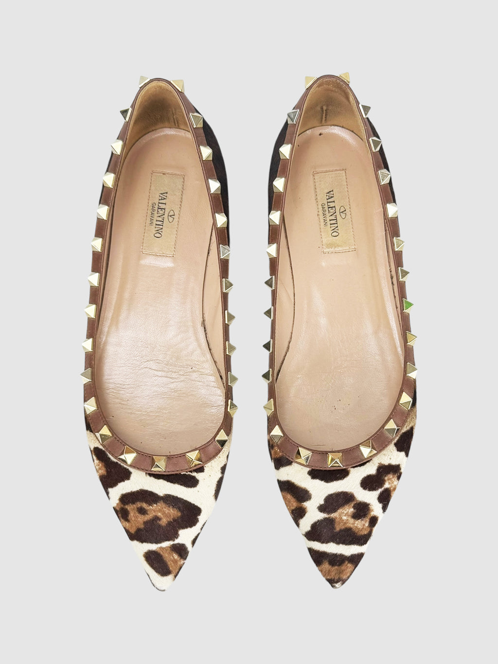 Leopard Ponyhair Flats