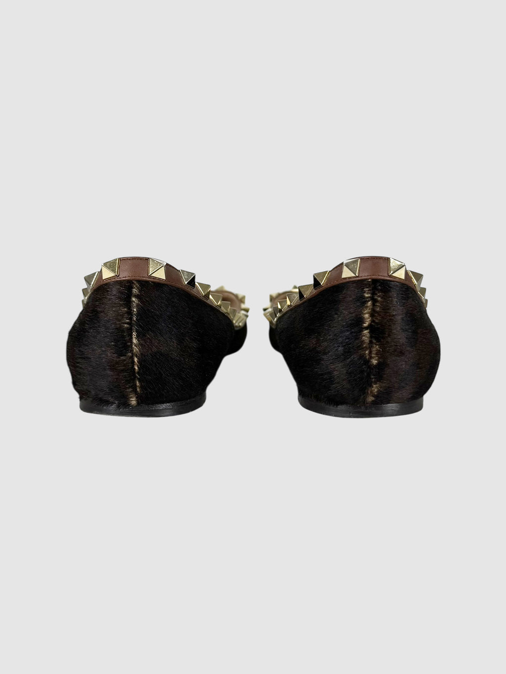 Leopard Ponyhair Flats