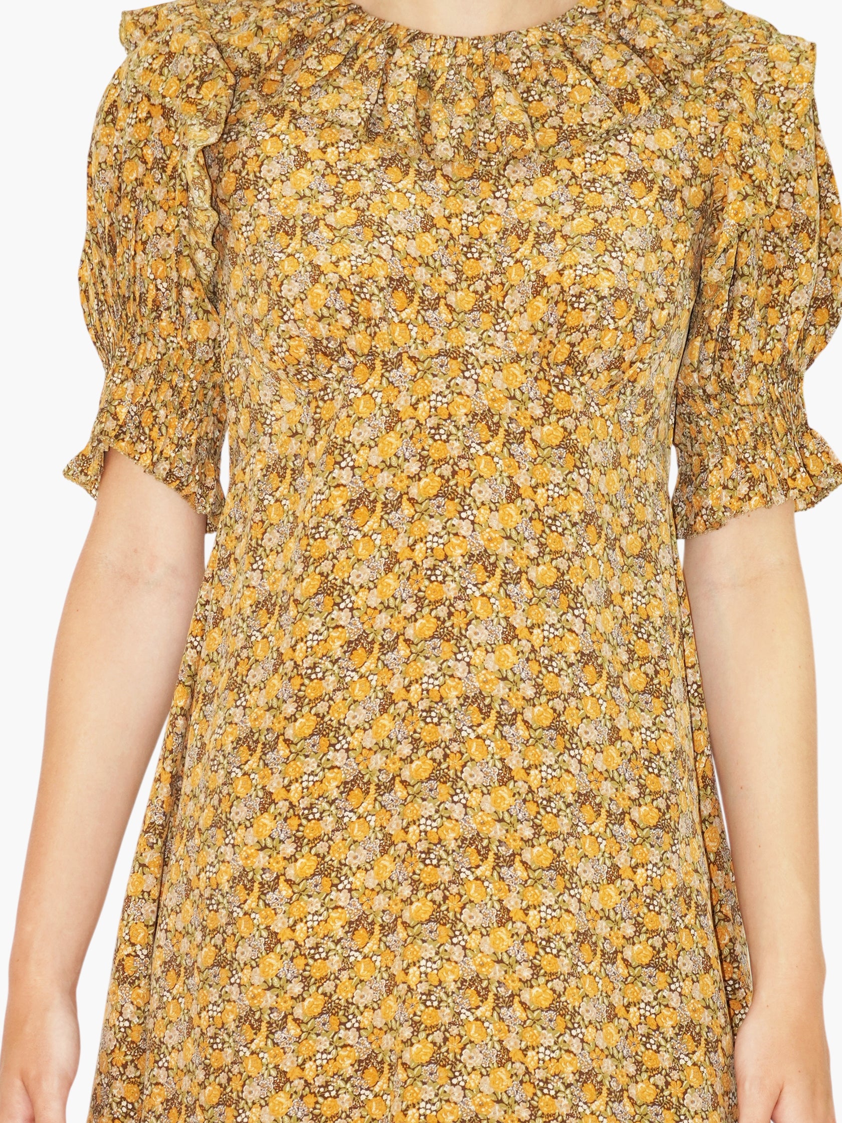Floral Baudoin Dress