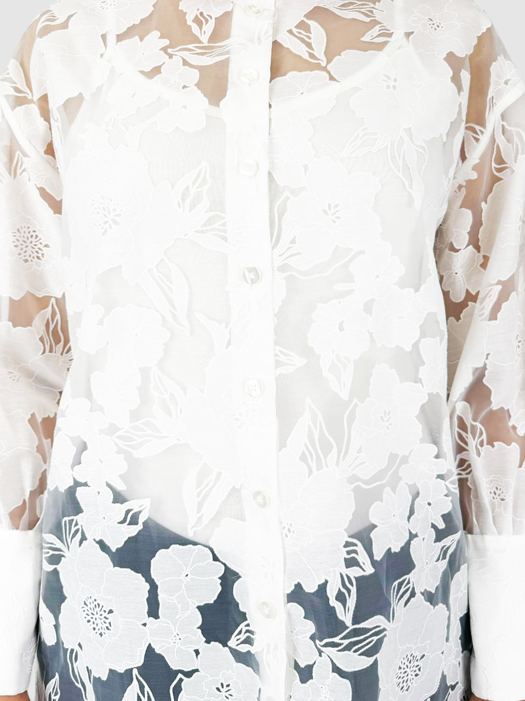 Embroidered Floral Top