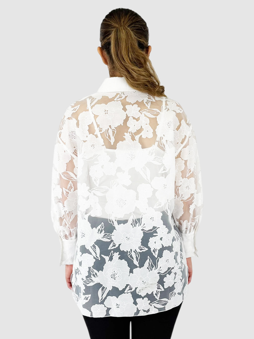 Embroidered Floral Top