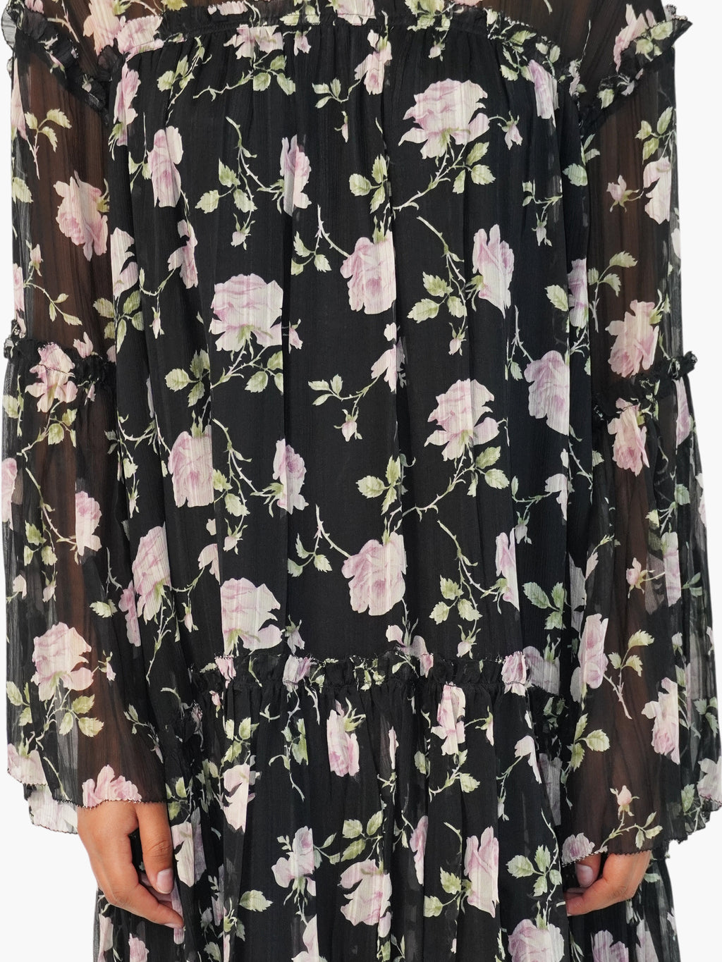 Silk Dahlia Dress