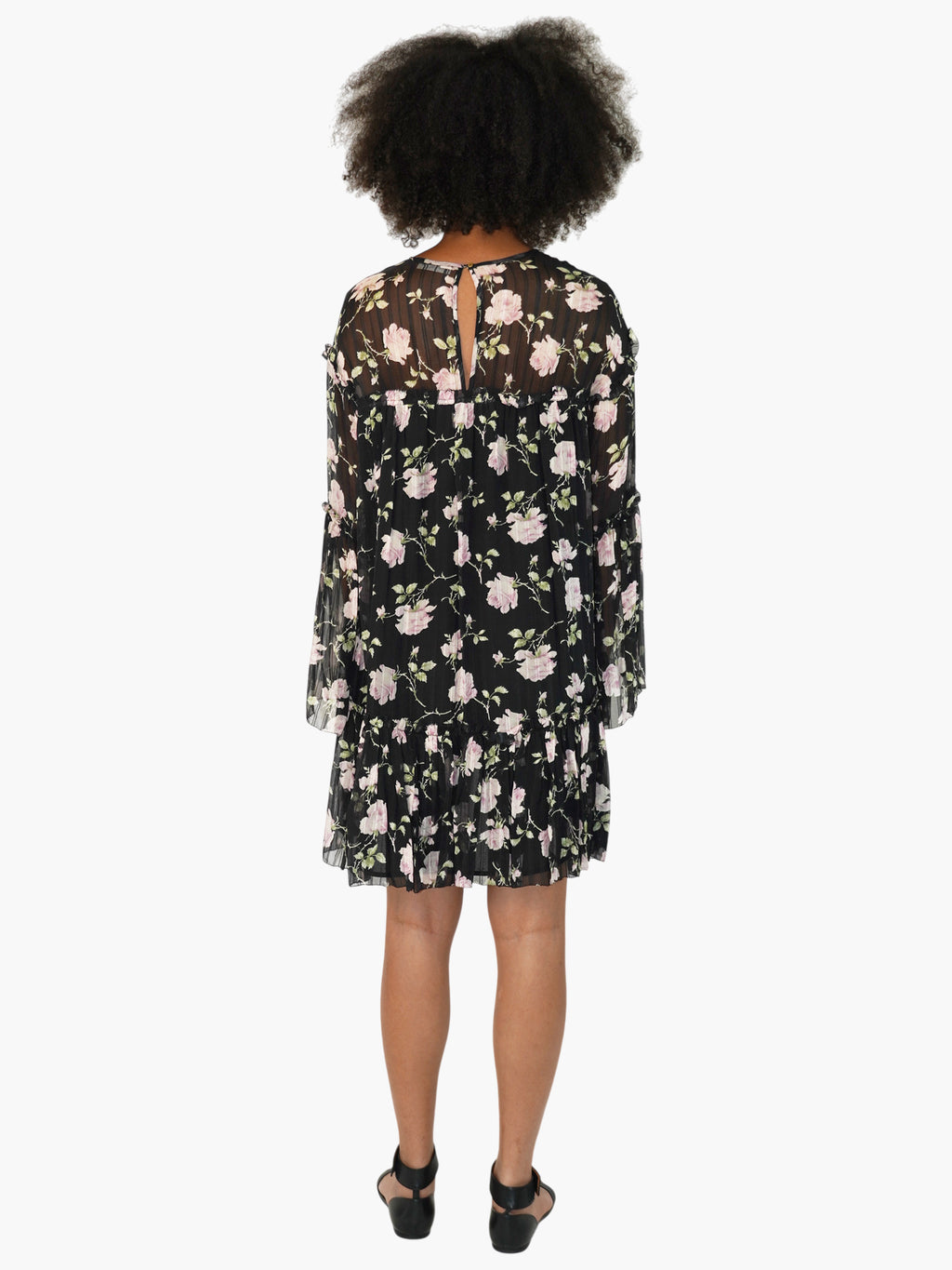 Silk Dahlia Dress