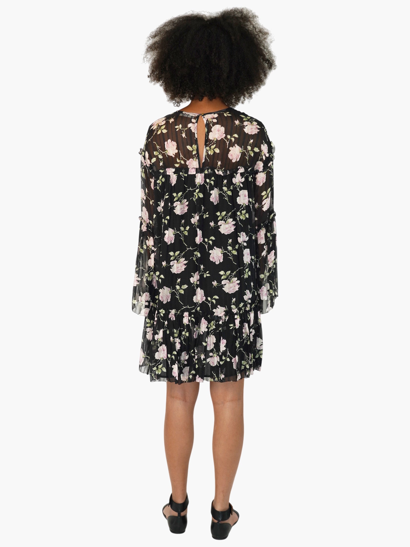 Silk Dahlia Dress