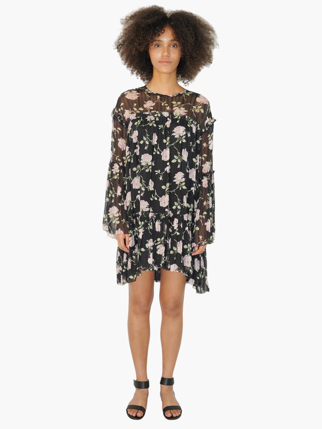 Silk Dahlia Dress