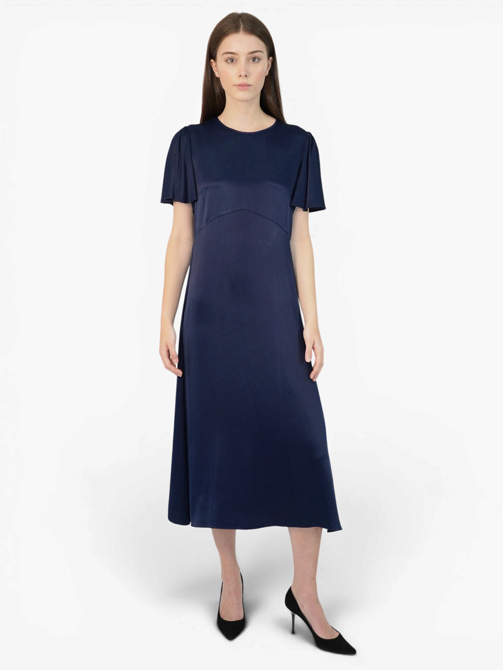 Satin Midi Dress