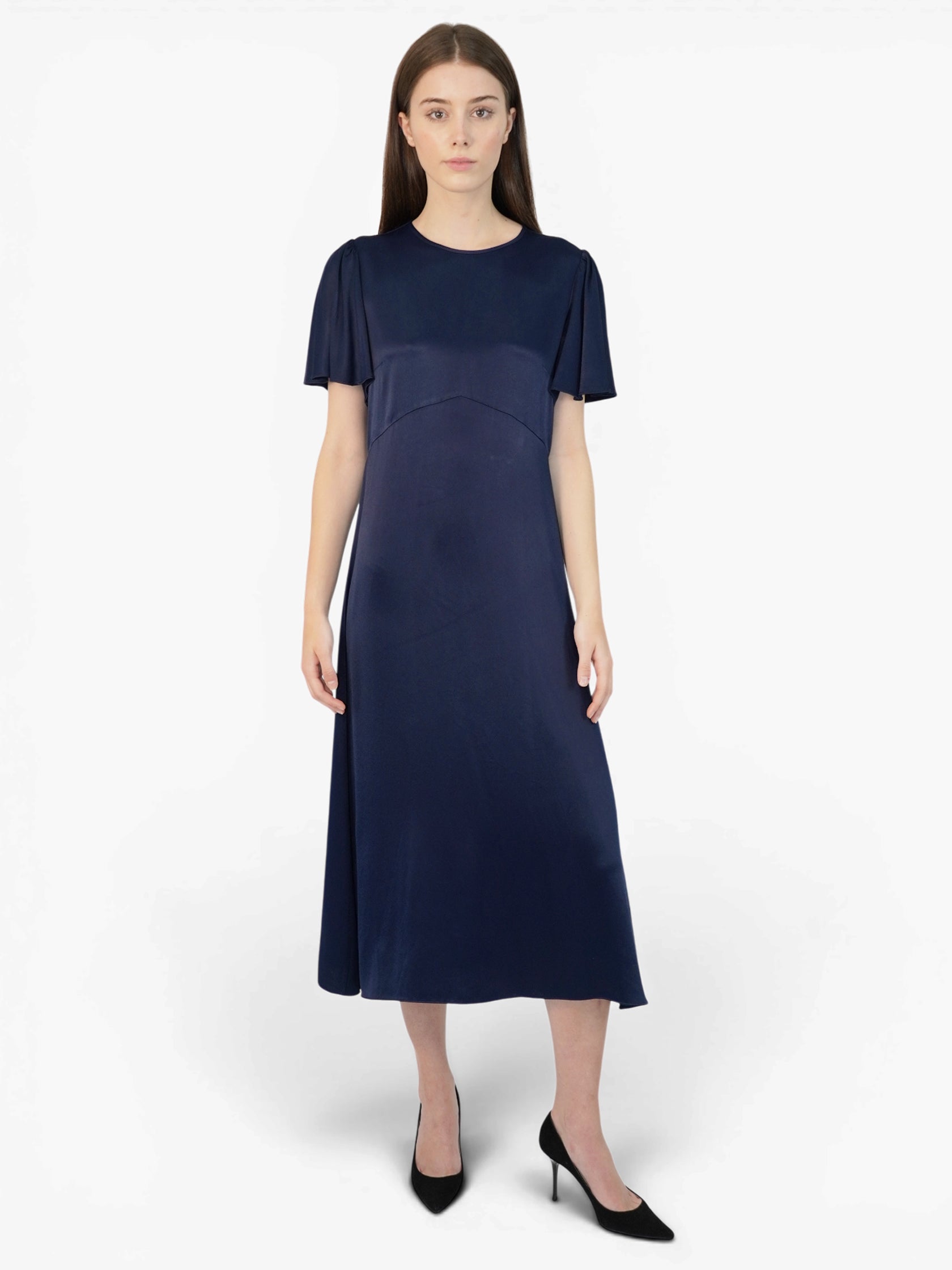 Satin Midi Dress