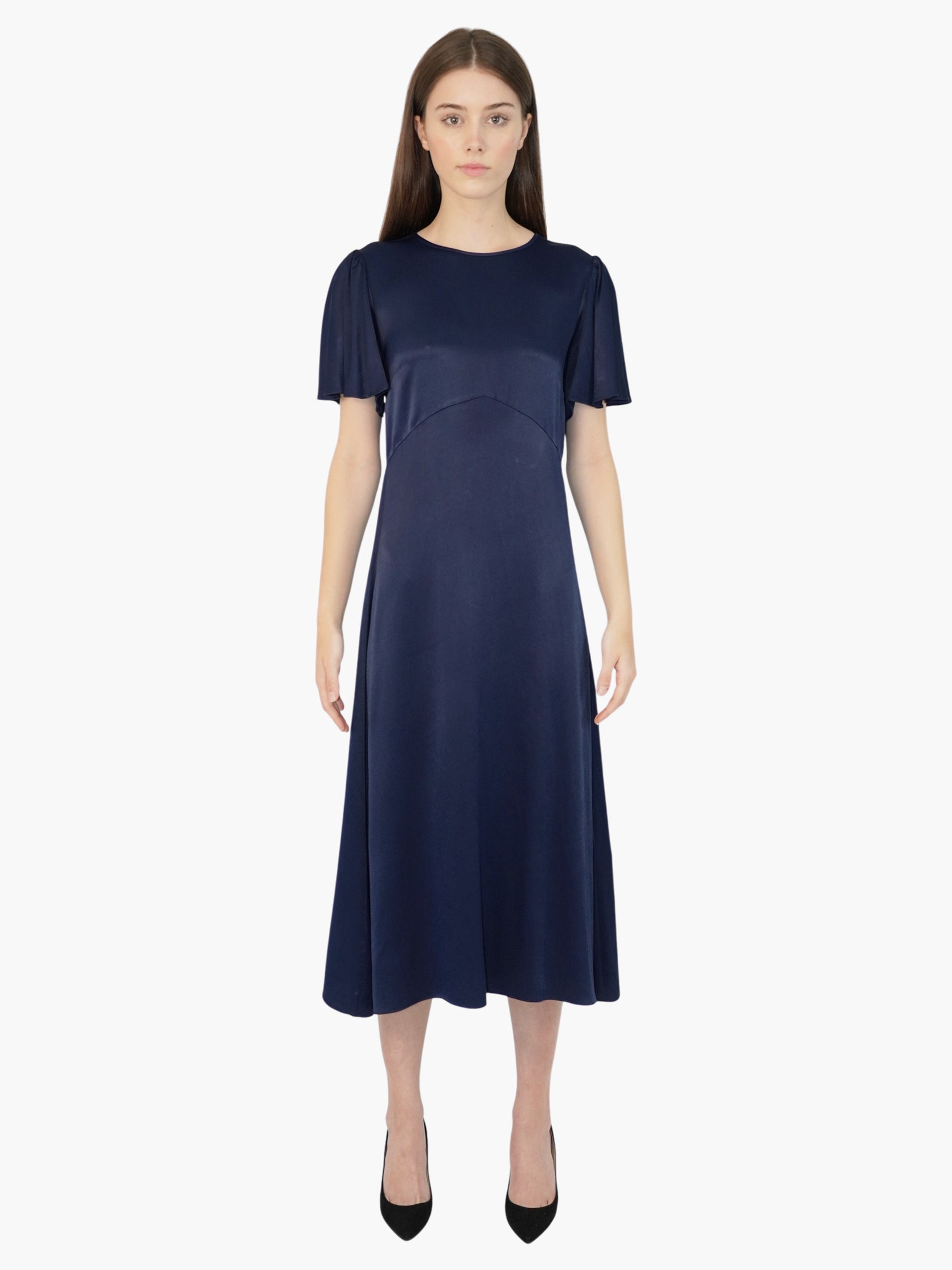 Satin Midi Dress
