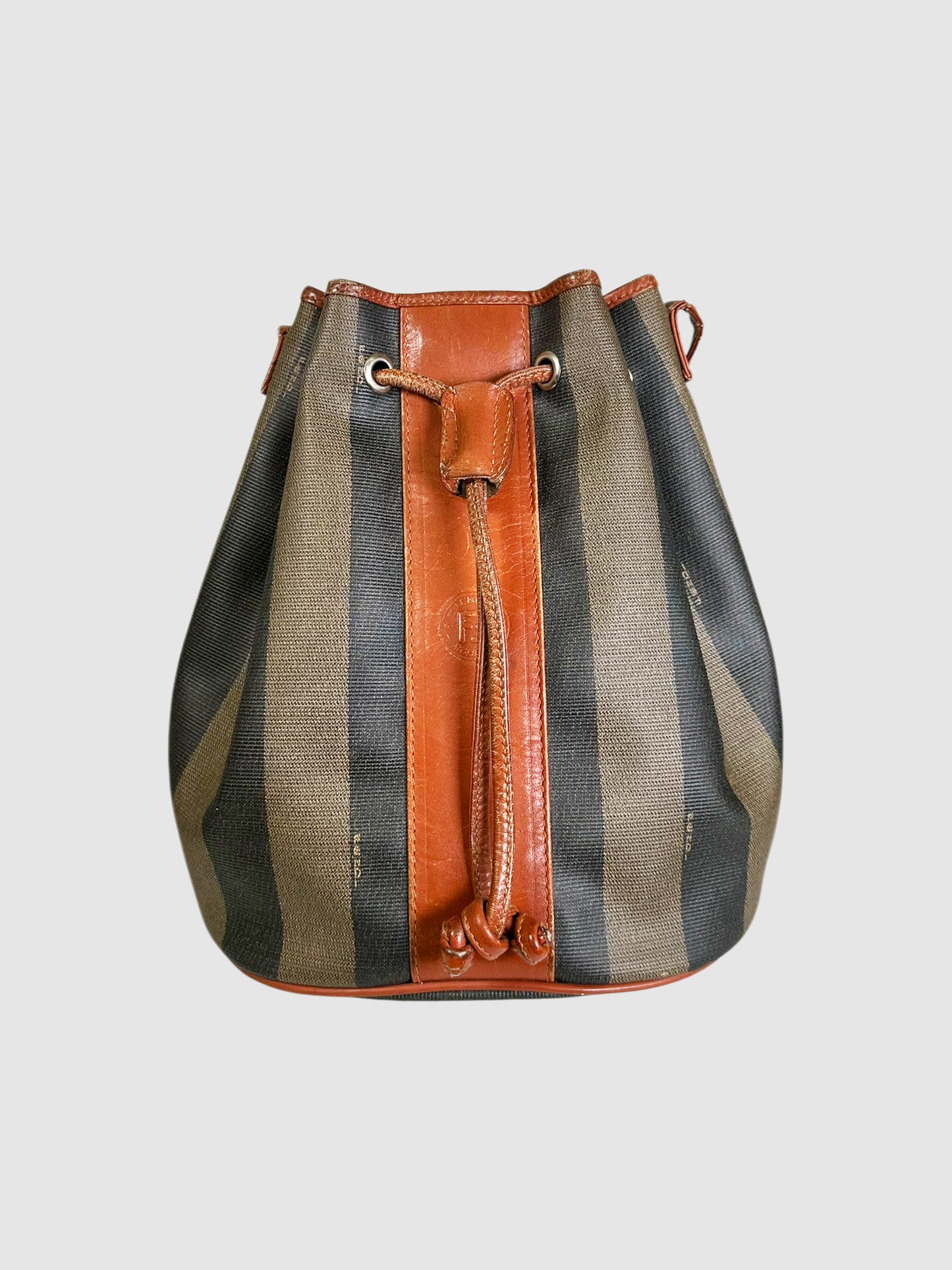 Pequin Stripe Bucket Bag