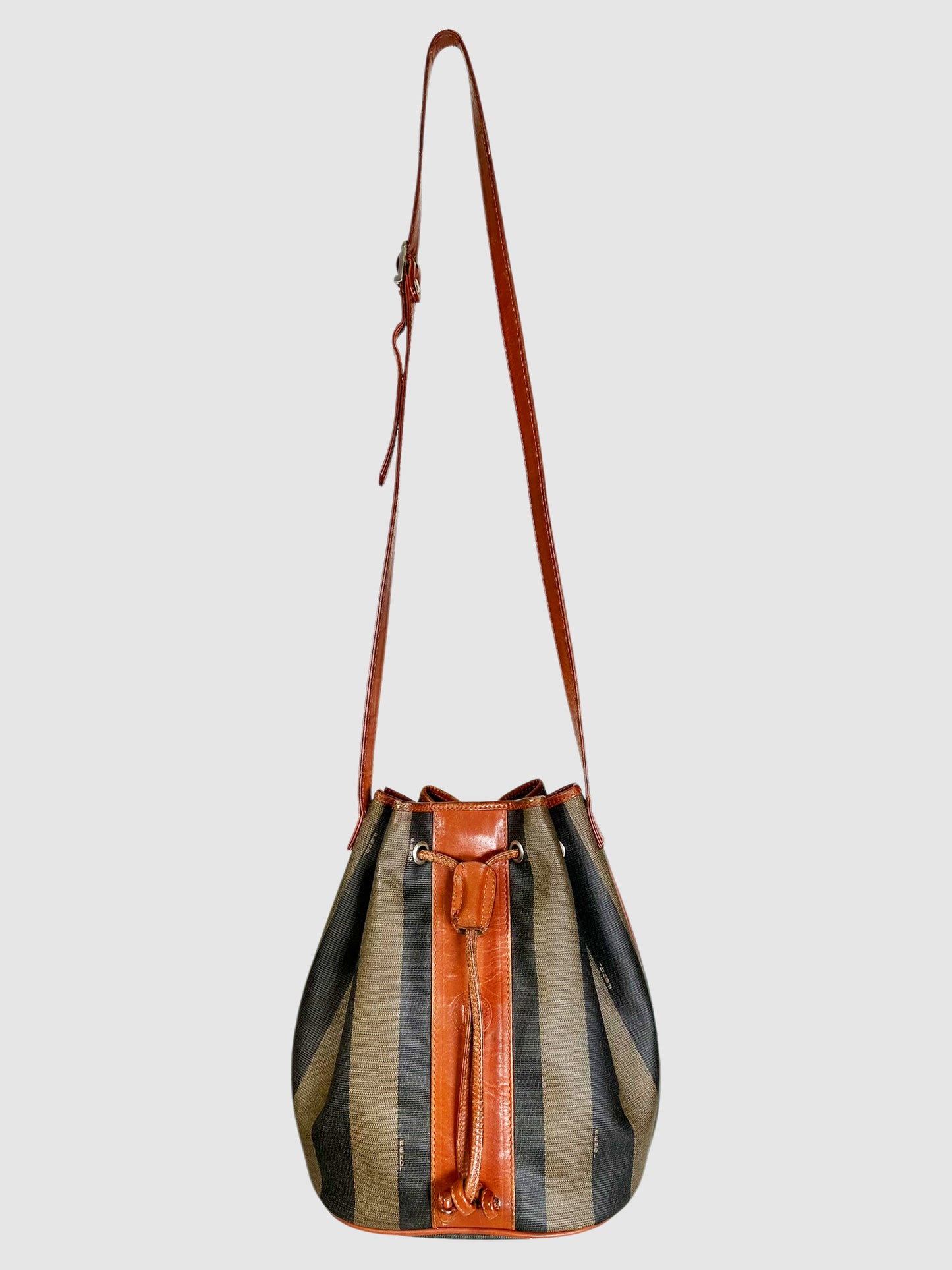 Pequin Stripe Bucket Bag