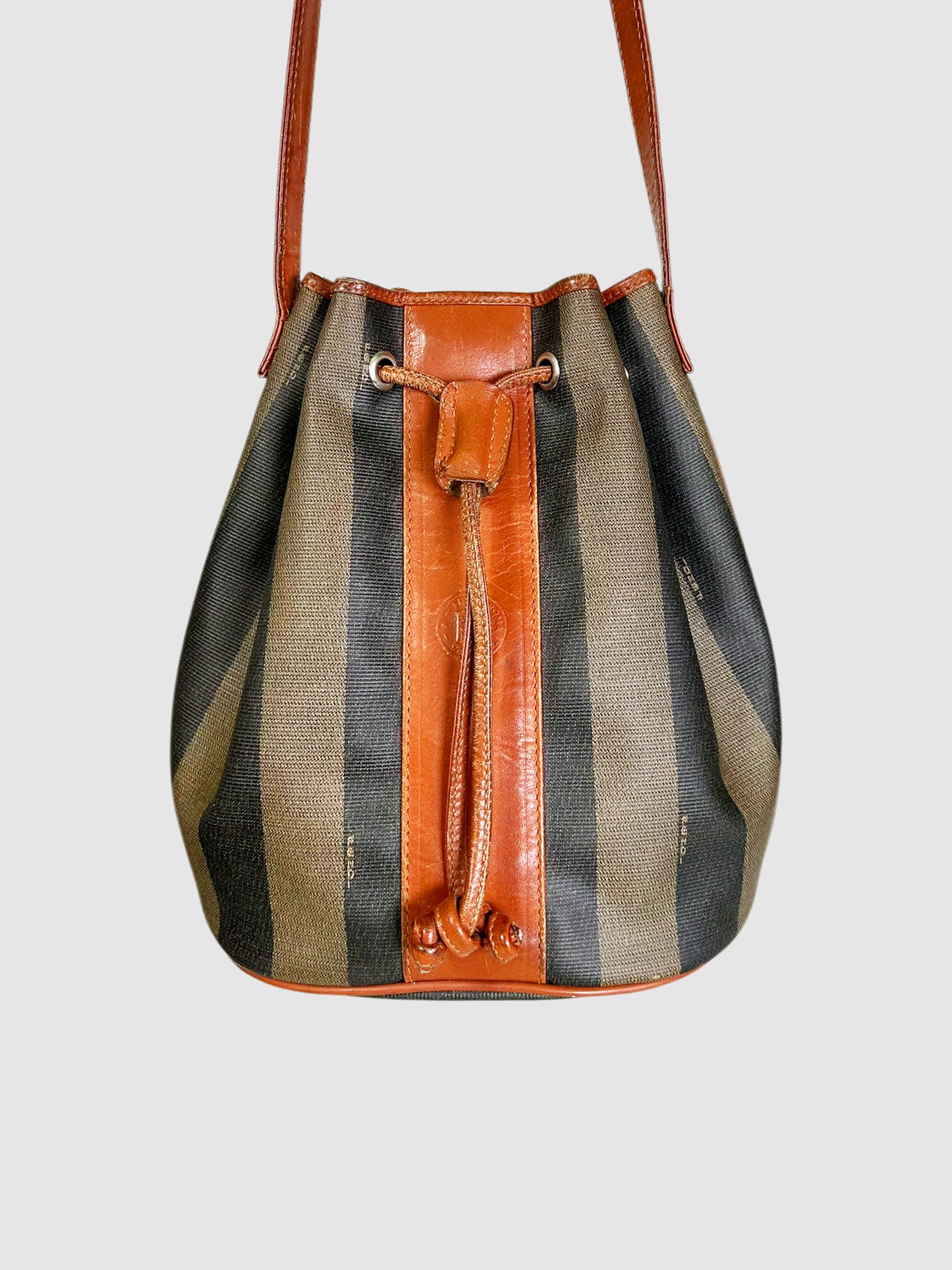 Pequin Stripe Bucket Bag