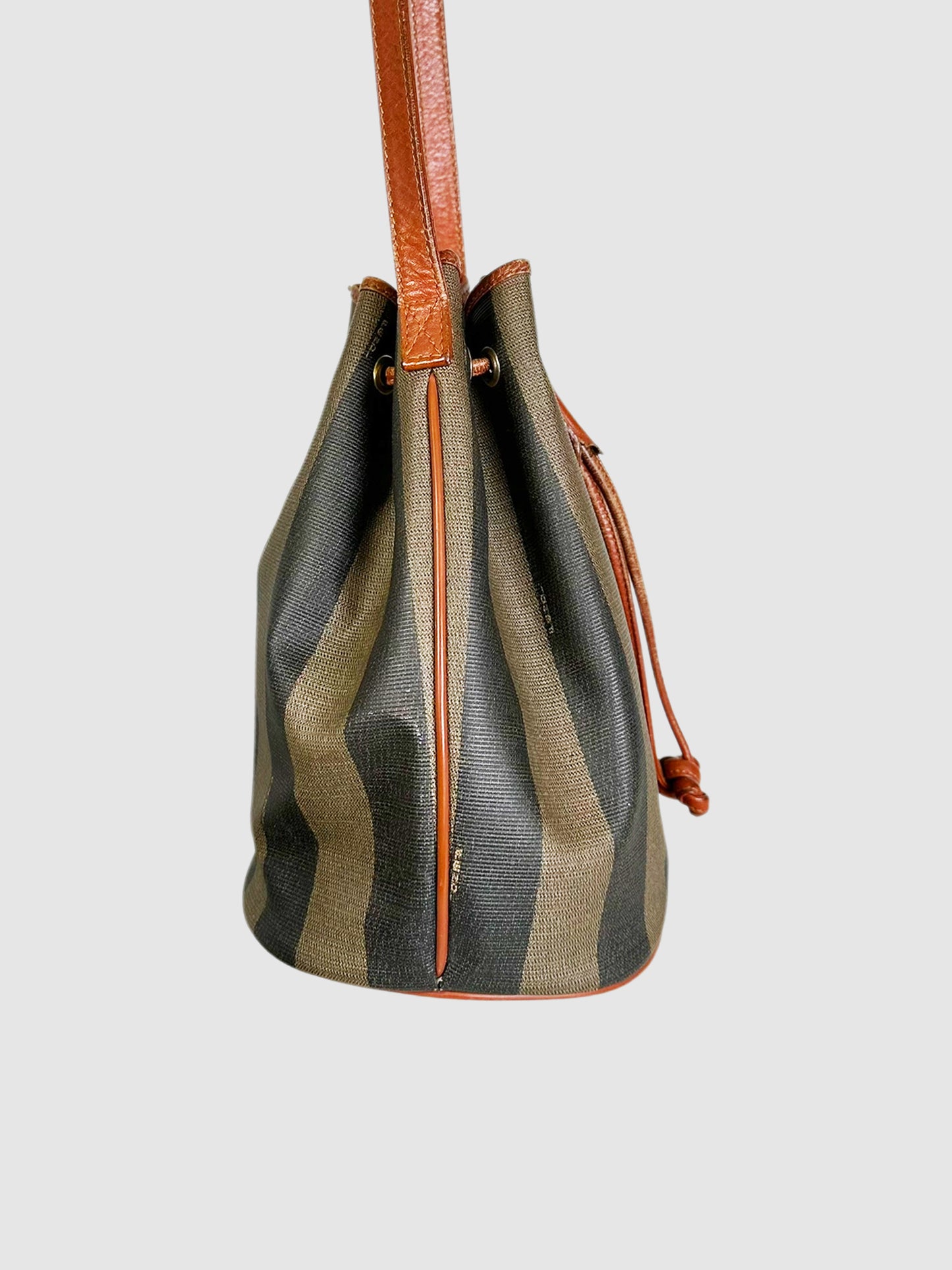 Pequin Stripe Bucket Bag