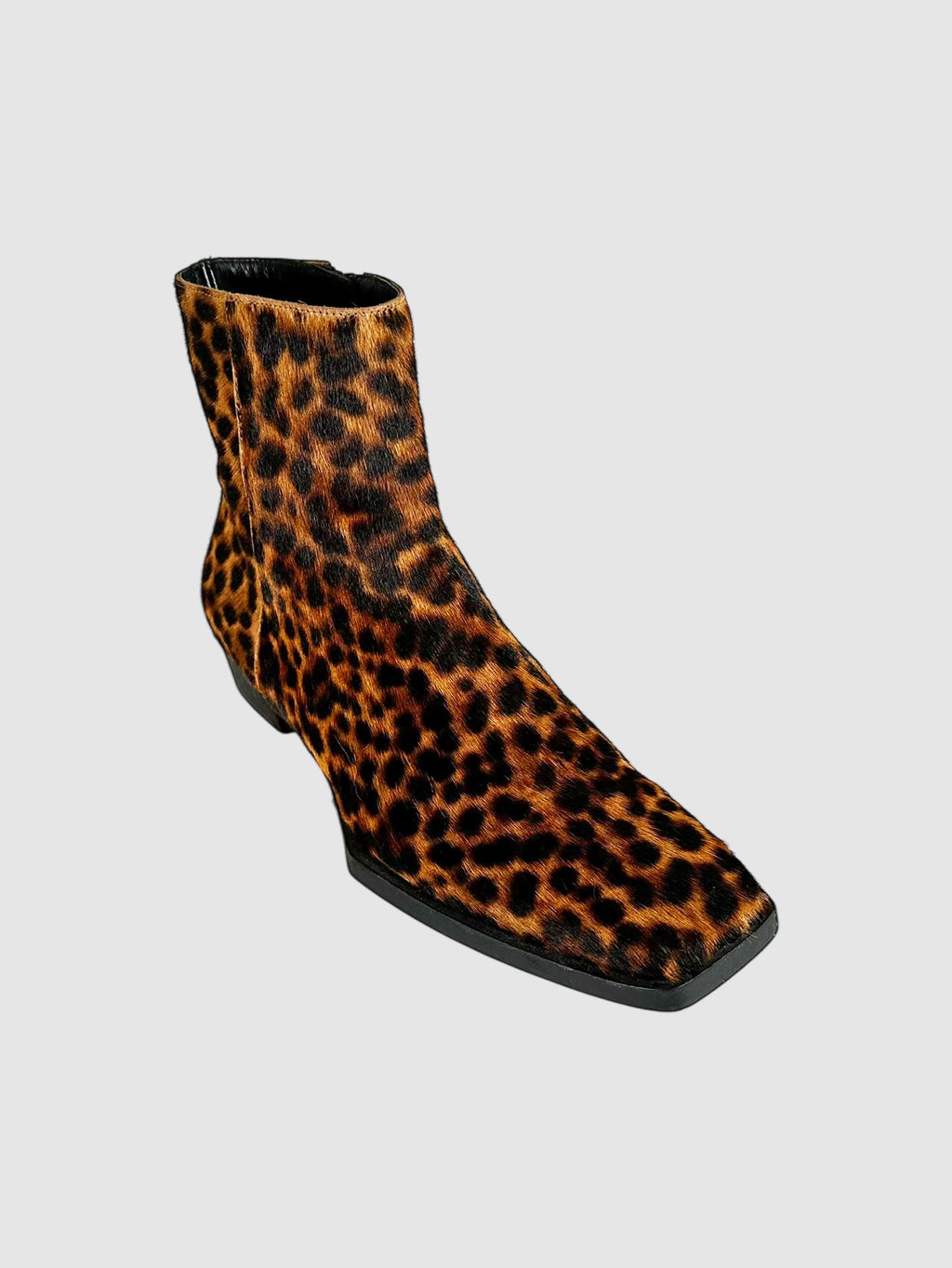 Le Maddox Cheetah Print Boots - Size 38