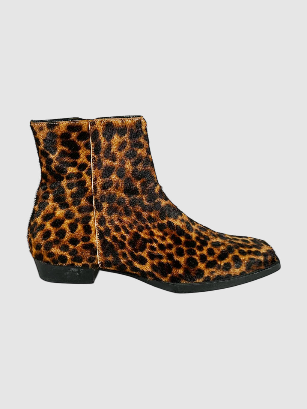Le Maddox Cheetah Print Boots - Size 38