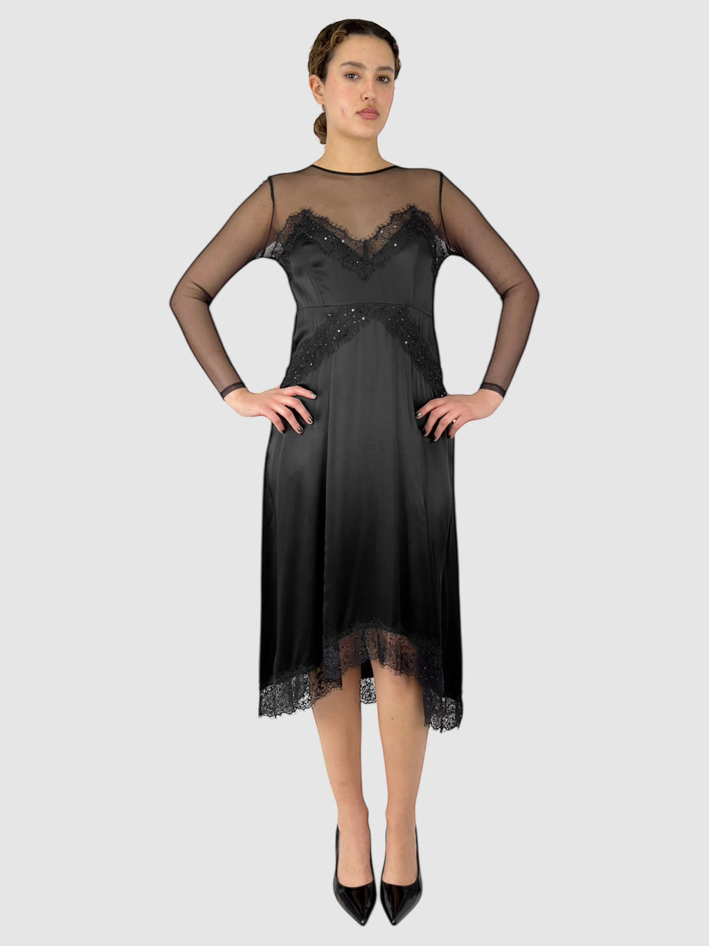 Silk Beaded Dress