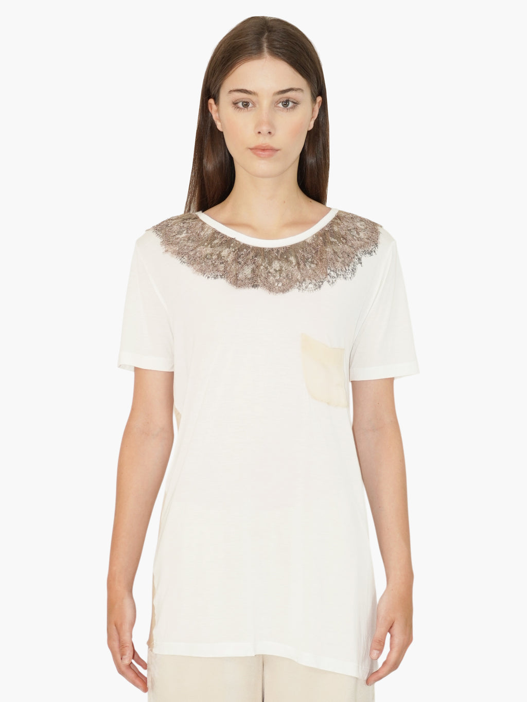 Lace Detailing Top